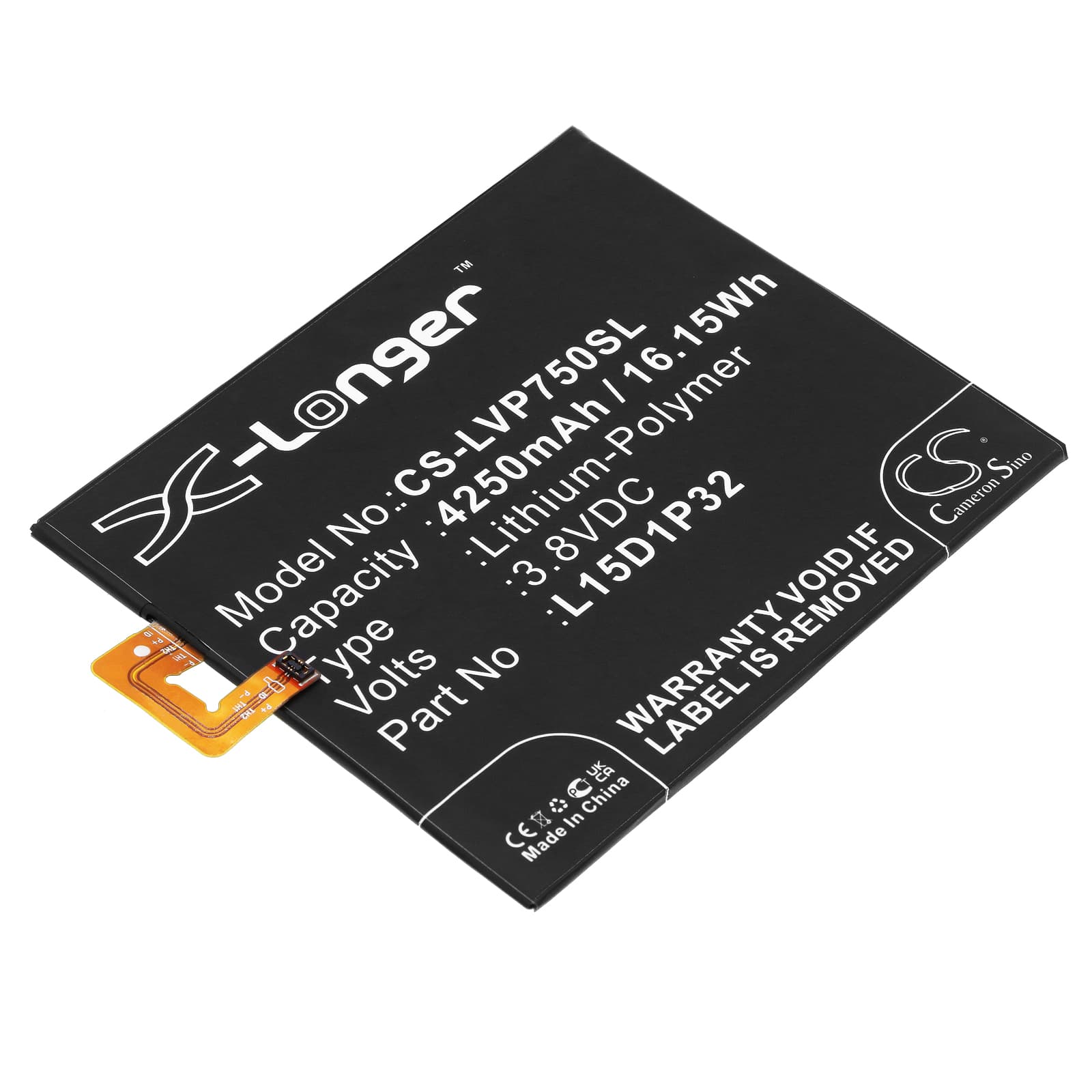 Replacement Battery for Lenovo PHAB 6.98 - CS-LVP750SL-1.jpg