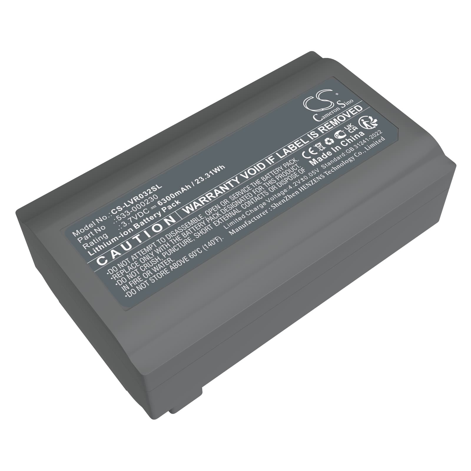 Replacement Battery for Logi VR0032 Video Conferencing Camera and Remote - CS-LVR032SL-1.jpg