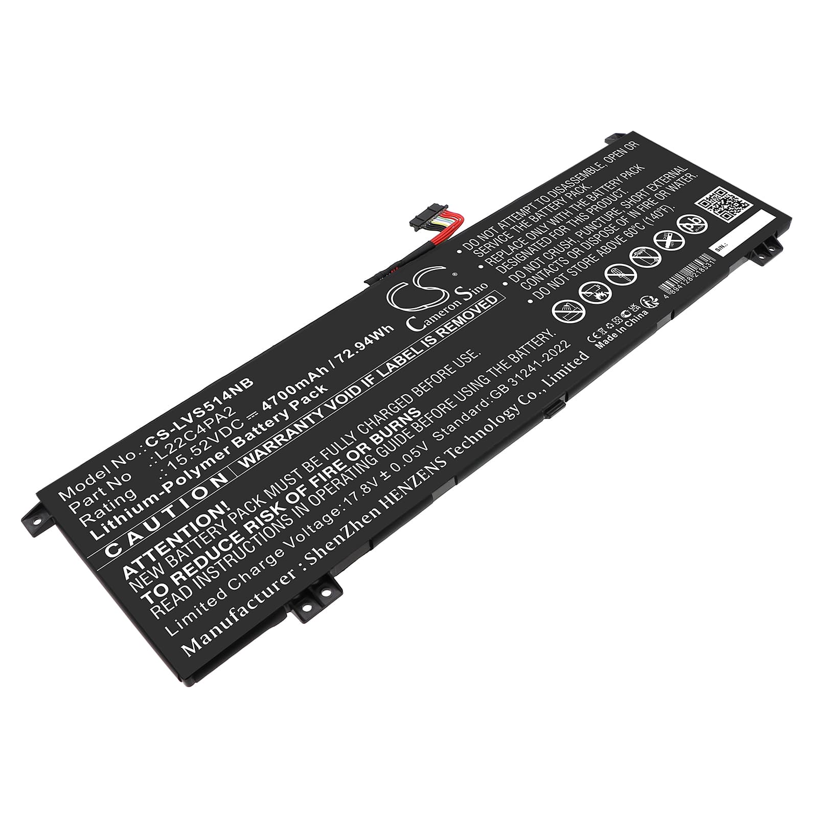 Replacement Battery for Lenovo Legion Slim 5 14APH8 - CS-LVS514NB-1.jpg