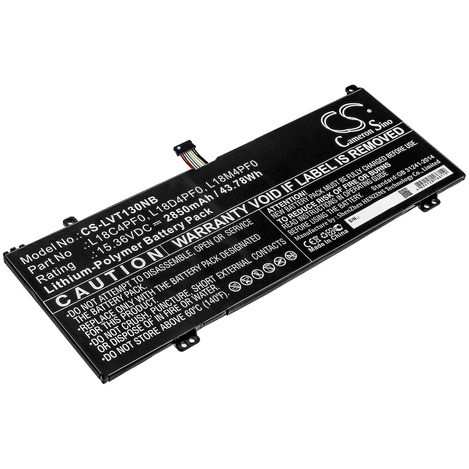 Replacement Battery for Lenovo Thinkbook Plus-20TG006XAU - CS-LVT130NB-1.jpg