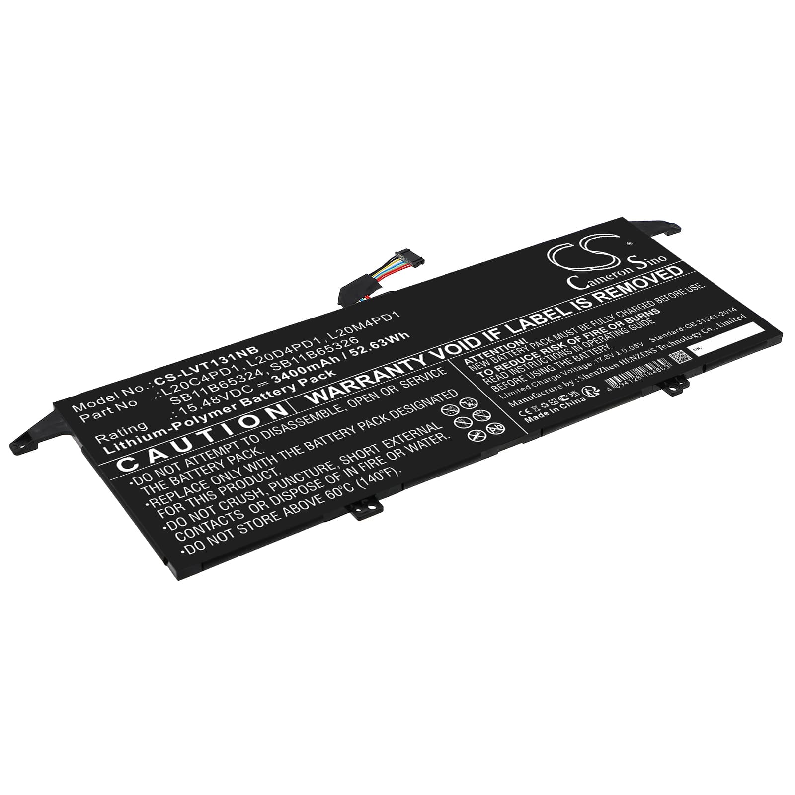 Replacement Battery for Lenovo ThinkBook 13x ITG 20WJ002LGE - CS-LVT131NB-1.jpg