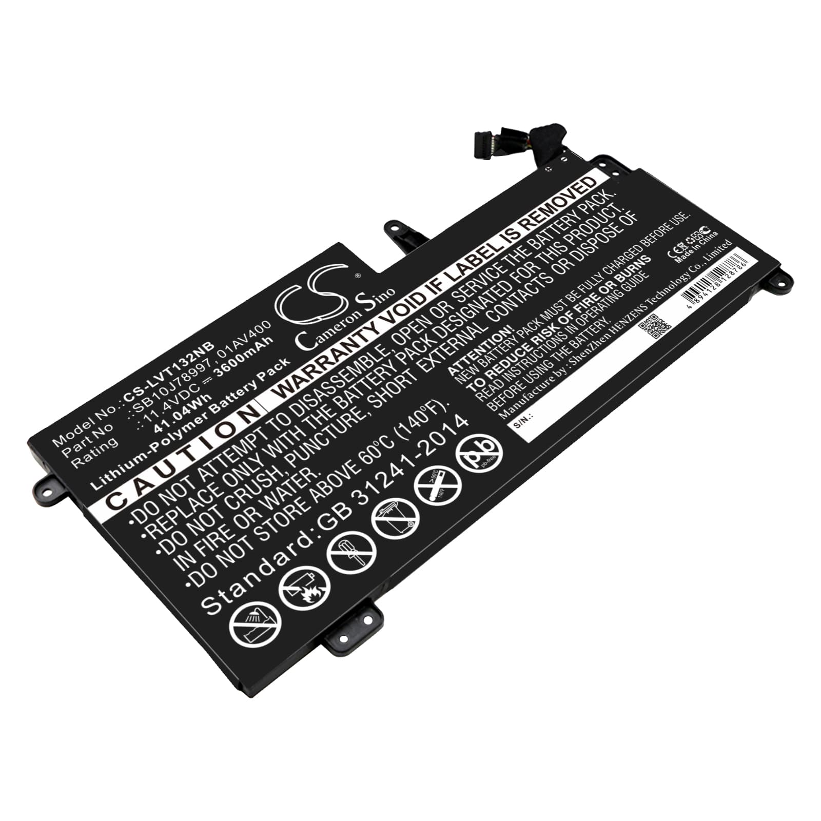 Replacement Battery for Lenovo ThinkPad 13 Chromebook - CS-LVT132NB-1.jpg