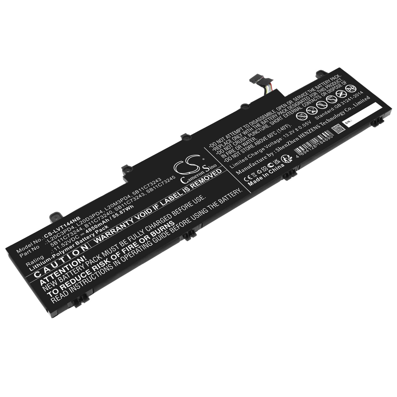 Replacement Battery for Lenovo ThinkPad E14 Gen 4(AMD)21EB0037GQ - CS-LVT144NB-1.jpg