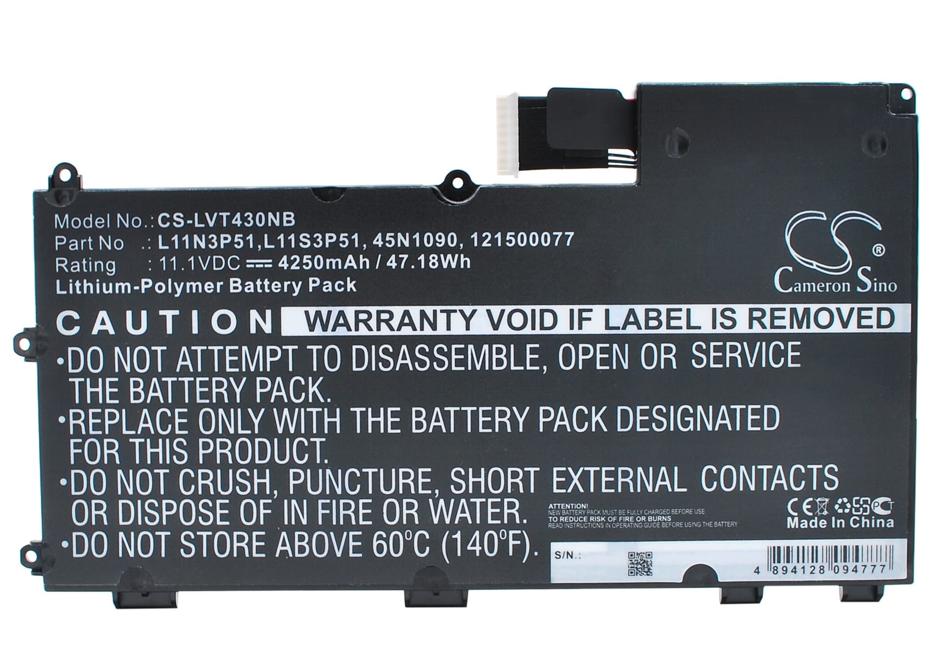 Replacement Battery for Lenovo Thinkpad T430u - CS-LVT430NB-1.jpg