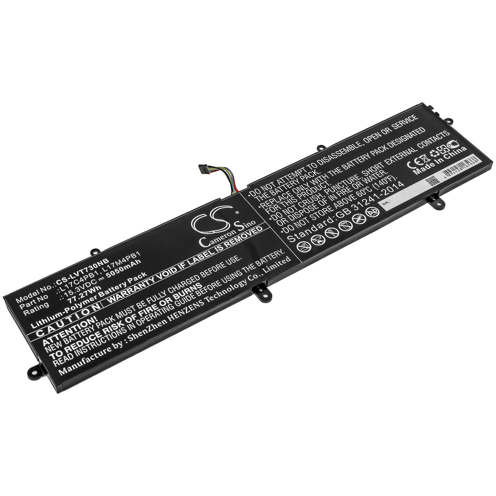 Replacement Battery for Lenovo IdeaPad 720S-15IKB(81AC) - CS-LVT730NB-1.jpg