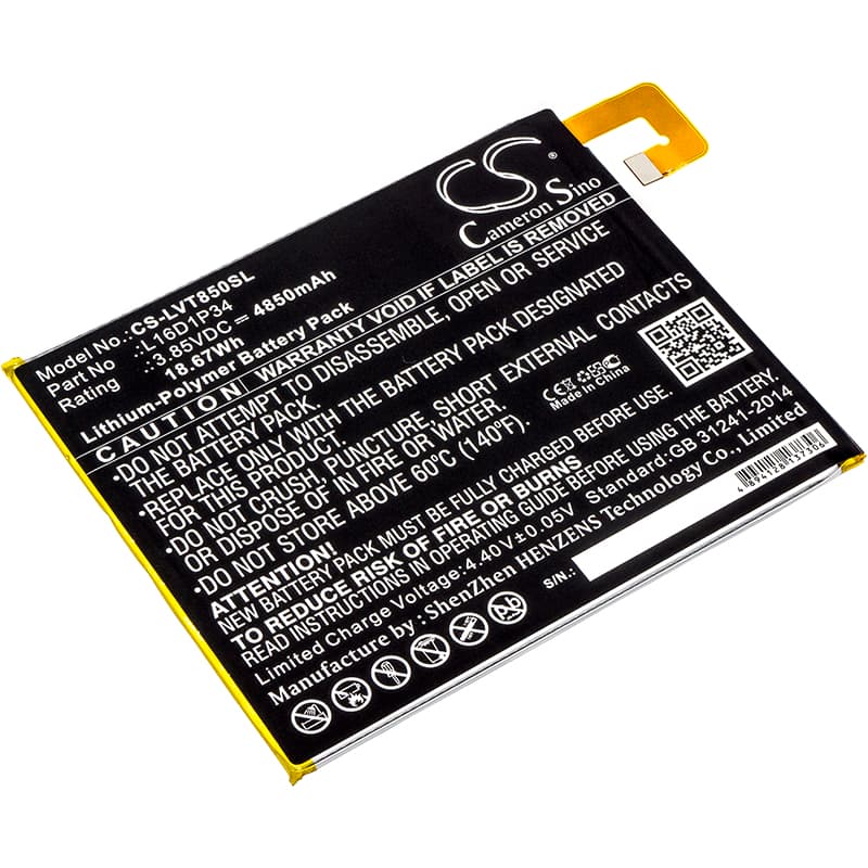Replacement Battery for Lenovo Tab 4 - CS-LVT850SL-1.jpg