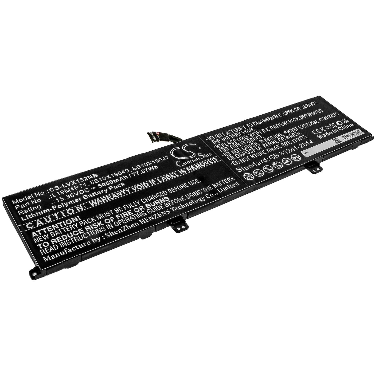Replacement Battery for Lenovo ThinkPad X1 Extreme Gen 3 - CS-LVX132NB-1.jpg