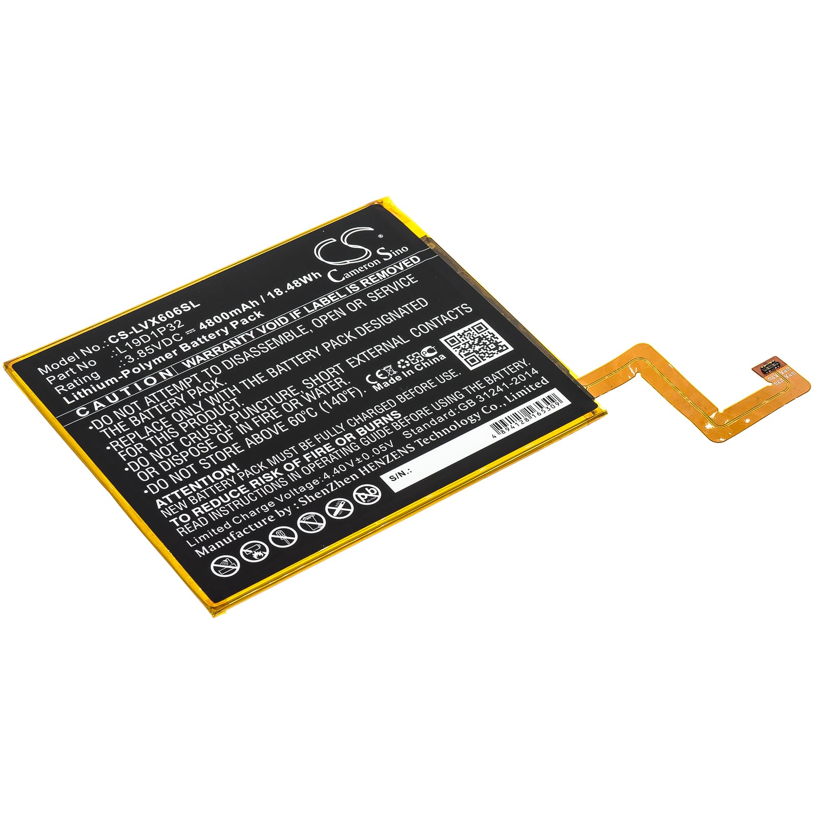 Replacement Battery for Lenovo Tab M10 Plus - CS-LVX606SL-1.jpg