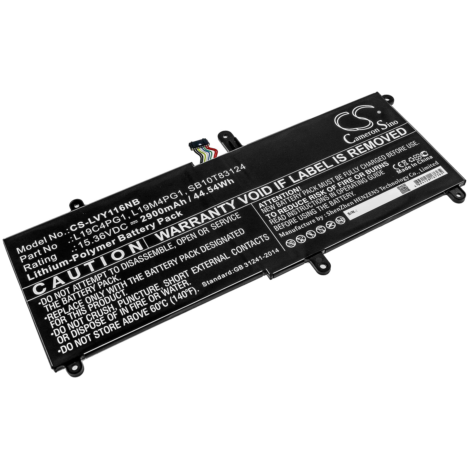 Replacement Battery for Lenovo 11e Yoga Gen 6 20SES00100 - CS-LVY116NB-1.jpg
