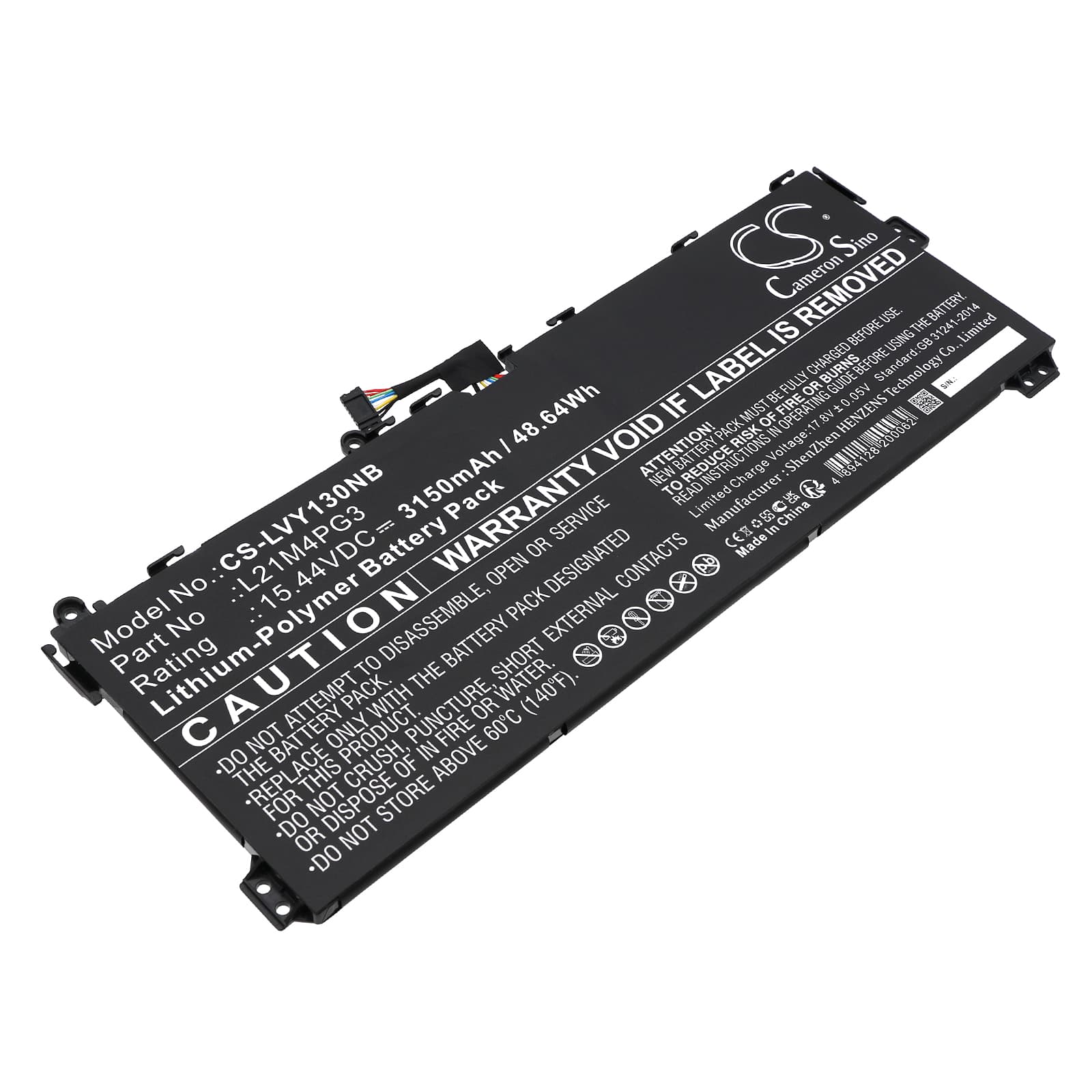 Replacement Battery for Lenovo Yoga 13W - CS-LVY130NB-1.jpg
