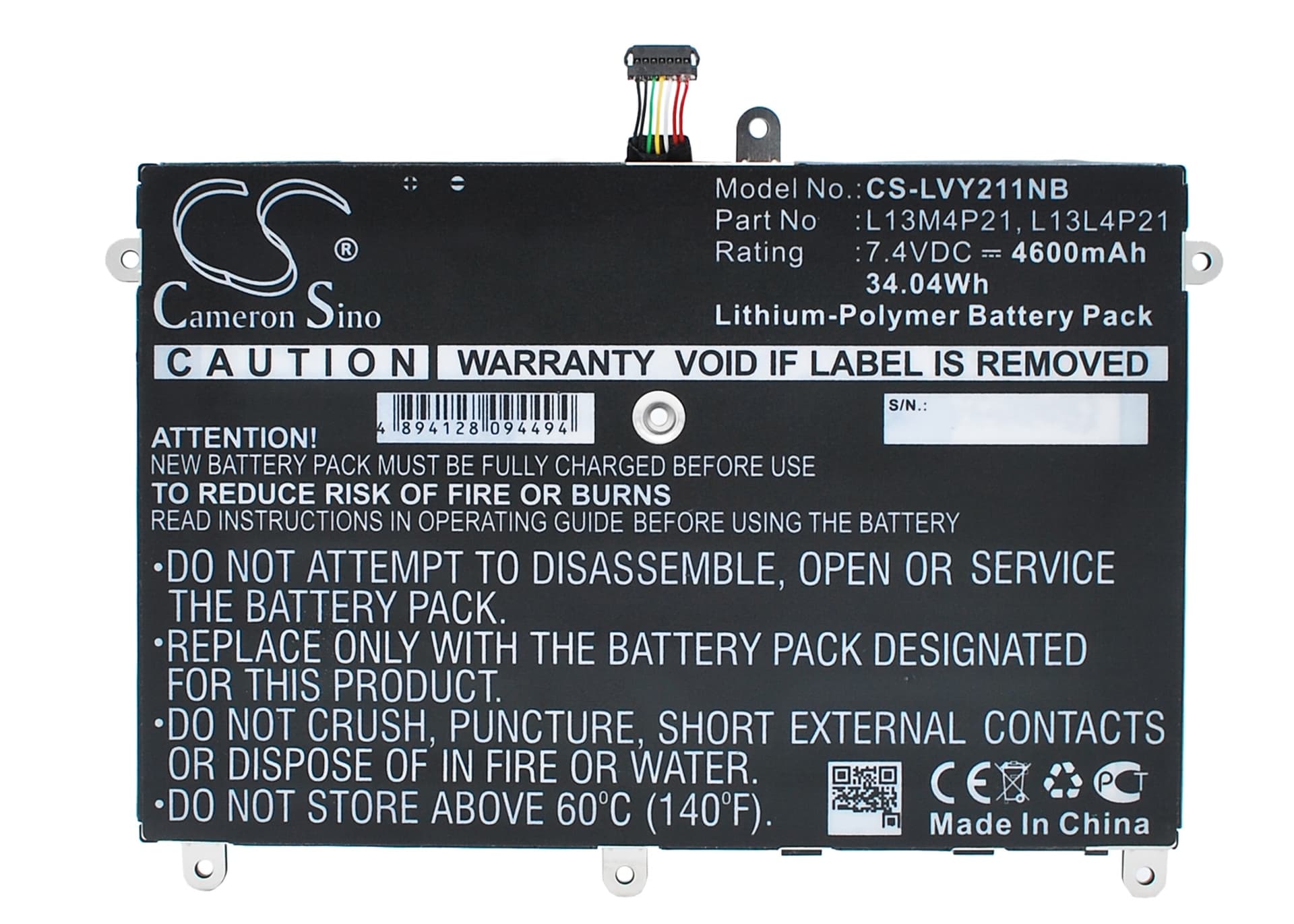 Replacement Battery for Lenovo Yoga 2 11 - CS-LVY211NB-1.jpg