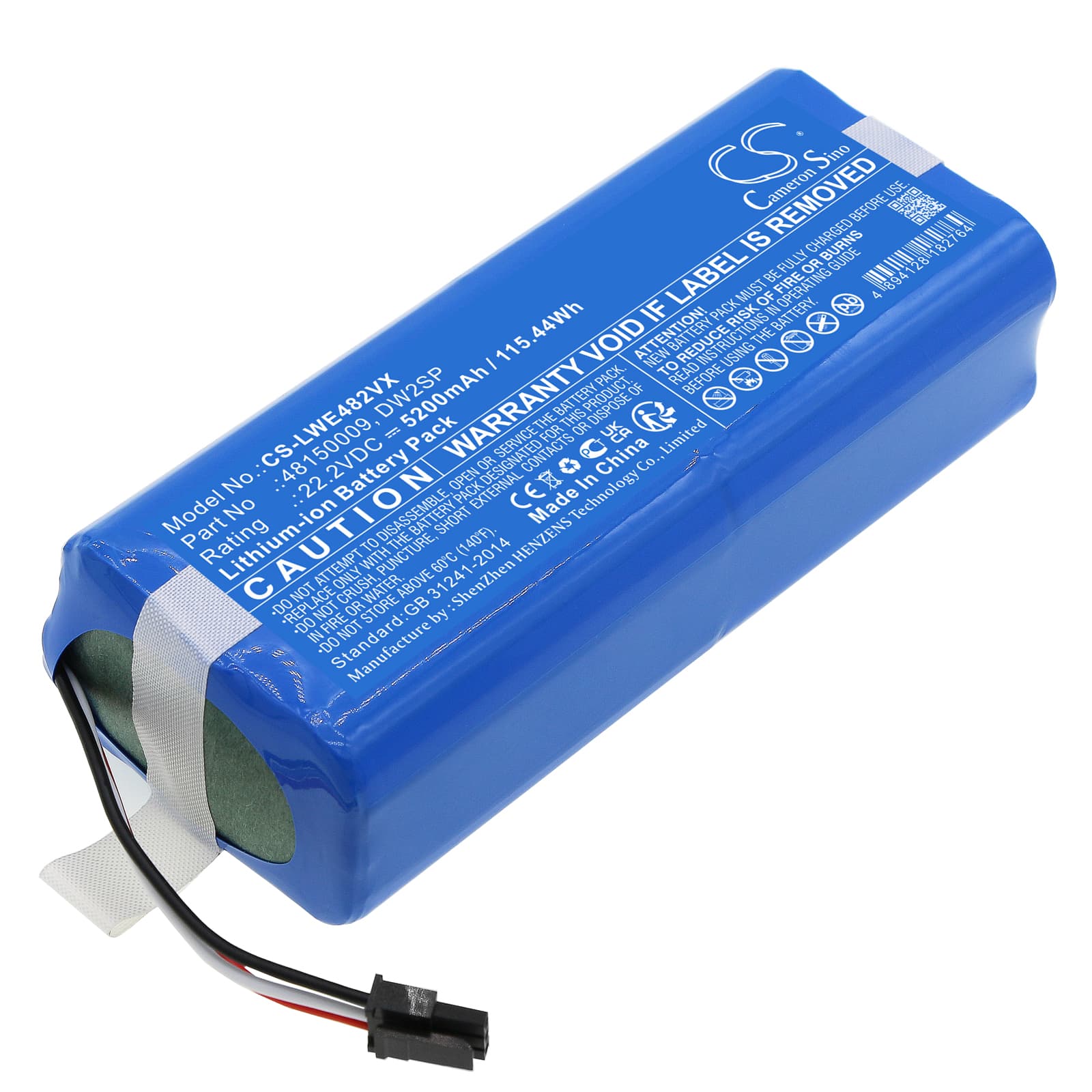 Replacement Battery for Lawn Expert Robotic Lawnmower - CS-LWE482VX-1.jpg