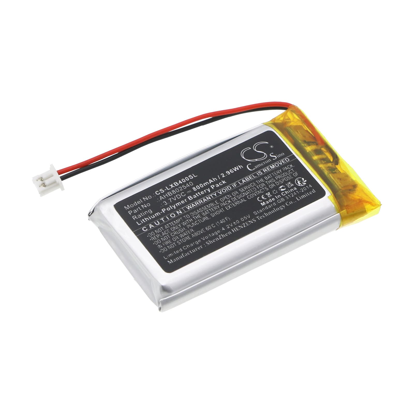 Replacement Battery for LEXIN LX-B4FM - CS-LXB400SL-1.jpg