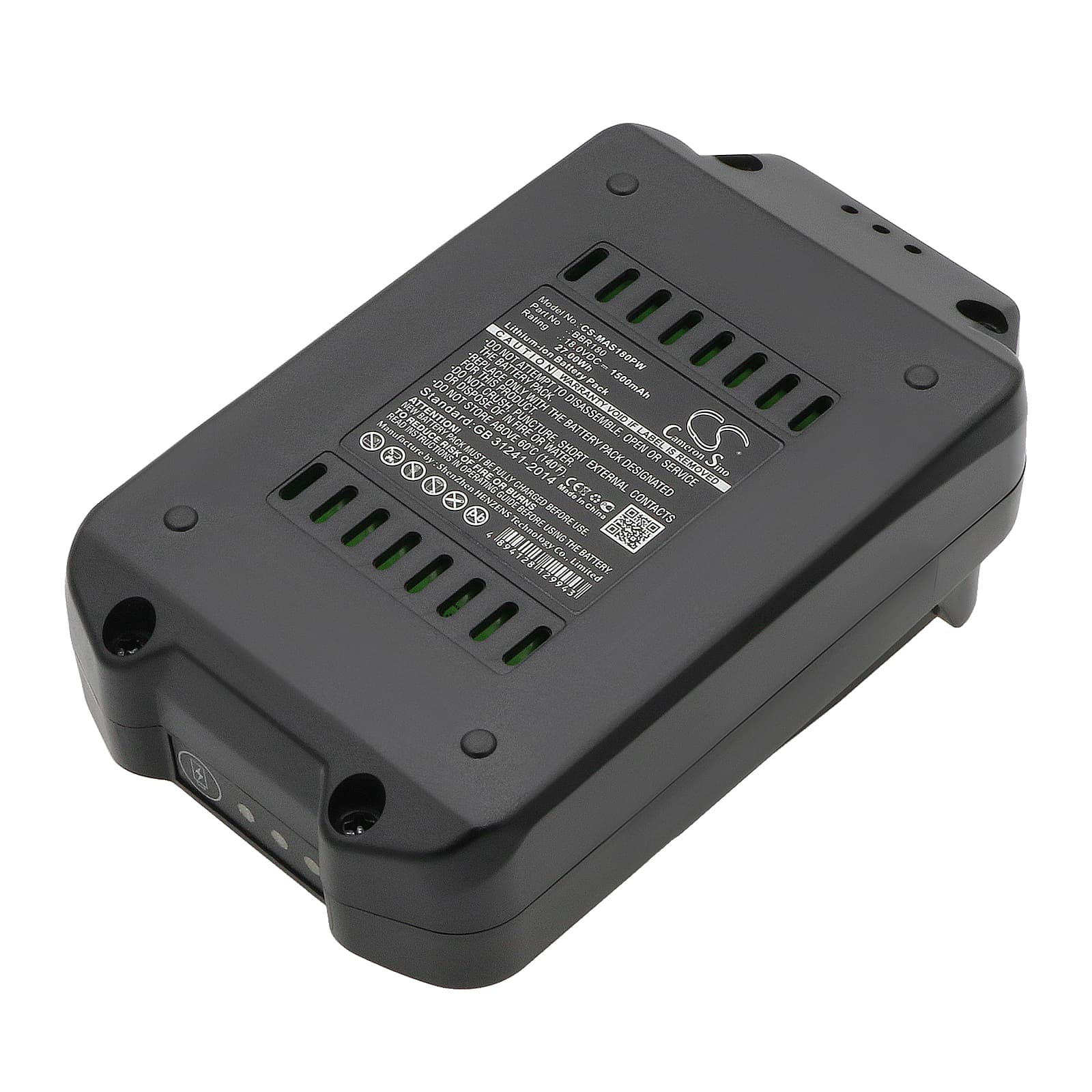 Replacement Battery for Meister Craft MAS180 - CS-MAS180PW-1.jpg