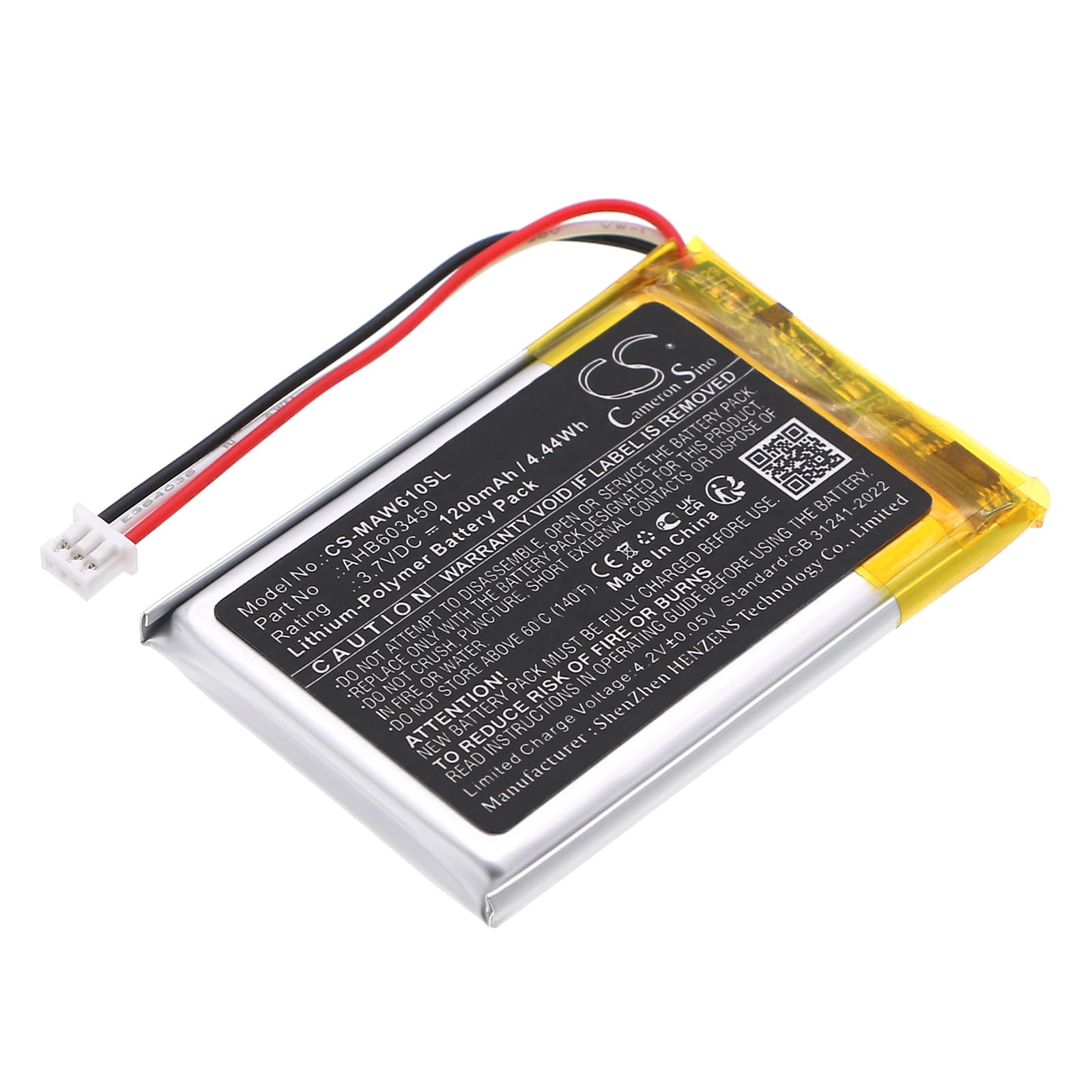 Replacement Battery for Omen MAW610M Mouse - CS-MAW610SL-1.jpg