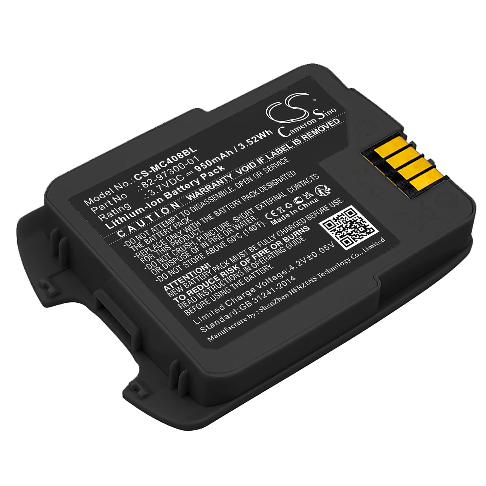 Replacement Battery for Motorola CS4070 - CS-MC408BL-1.jpg