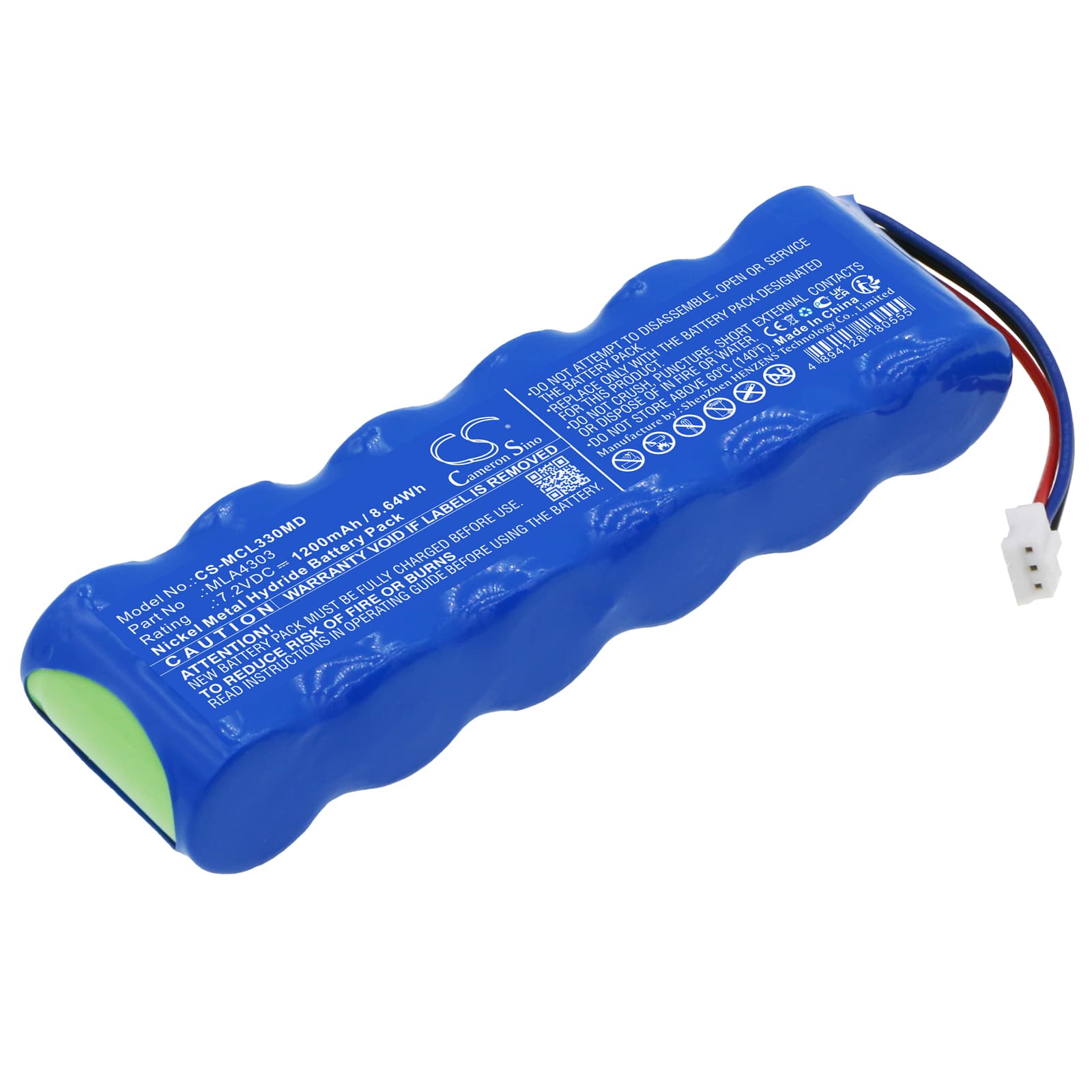 Replacement Battery for Micro Medical MicroLab 3300 Spirometer - CS-MCL330MD-1.jpg
