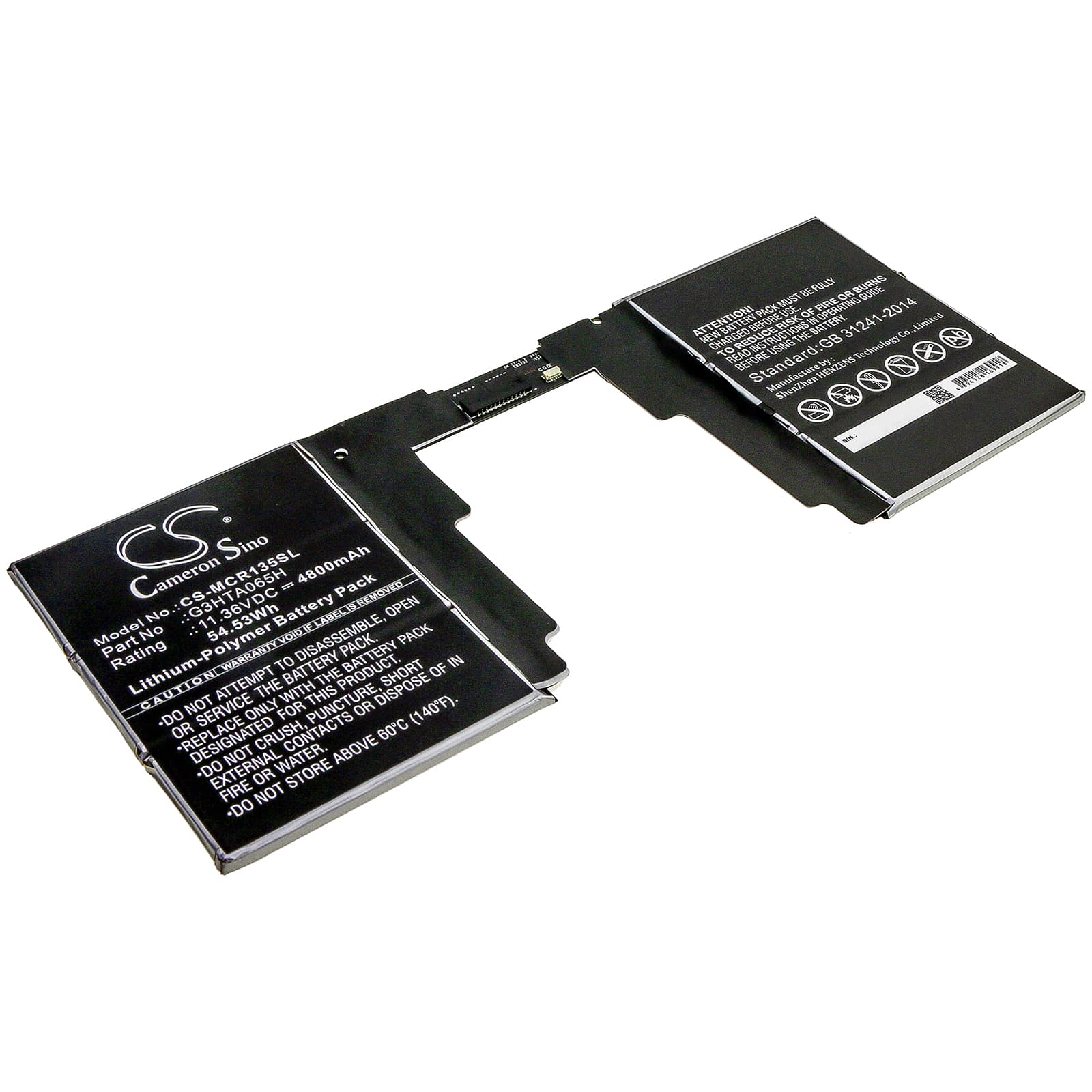 Replacement Battery for Microsoft Surface Book 3 13.5 Keyboard - CS-MCR135SL-1.jpg