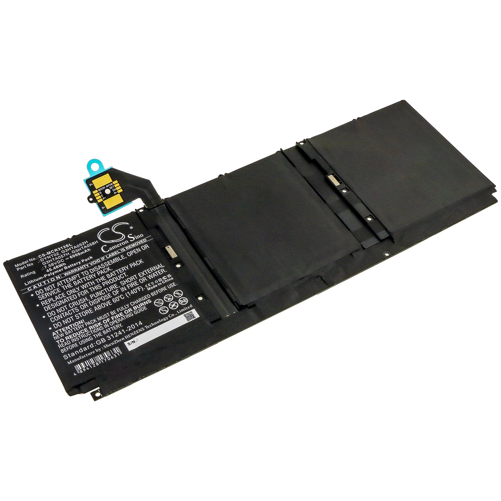 Replacement Battery for Microsoft Surface Book 3 13 Core i5-1035G7 - CS-MCR313SL-1.jpg