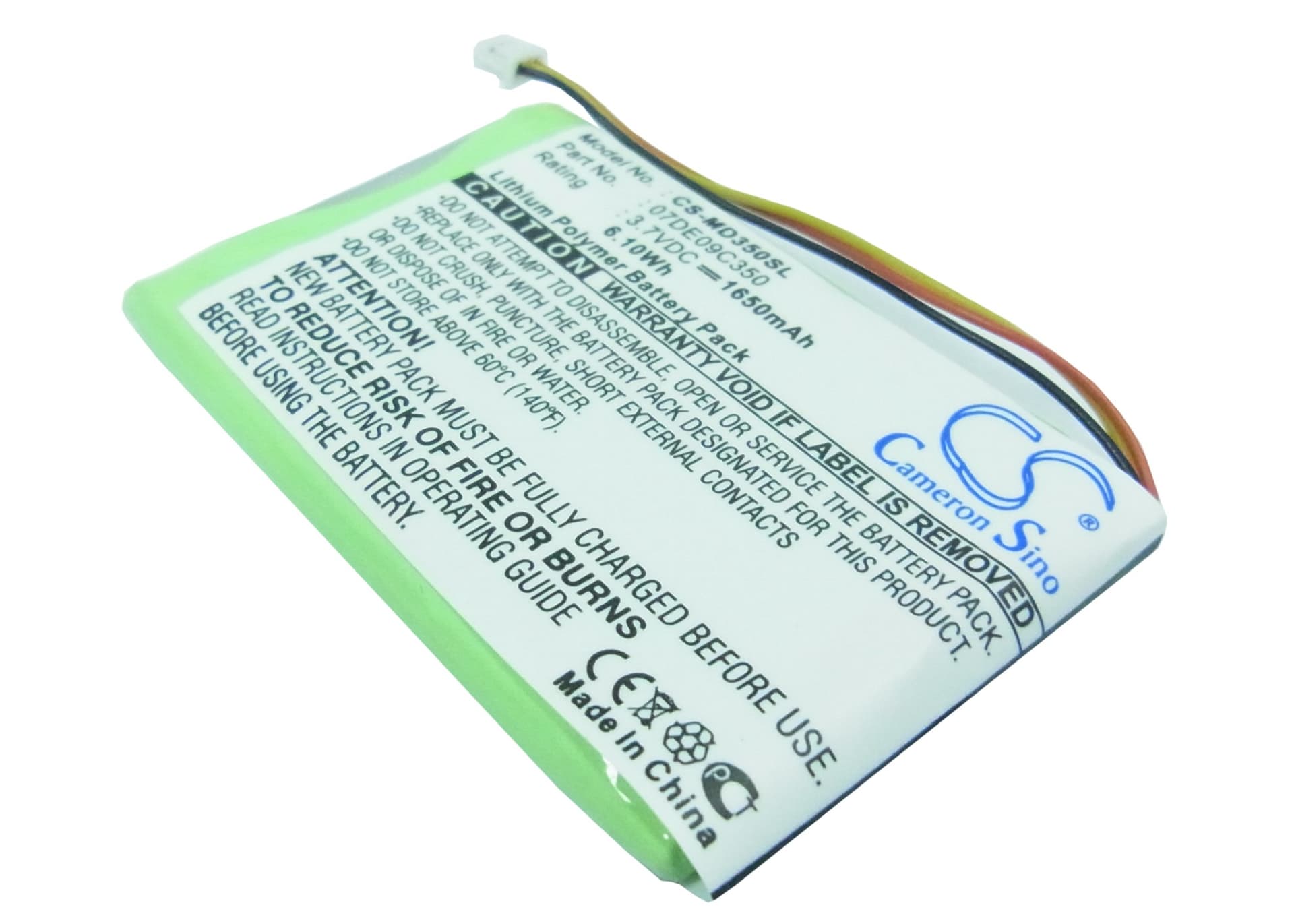Replacement Battery for Medion PNA350 - CS-MD350SL-1.jpg