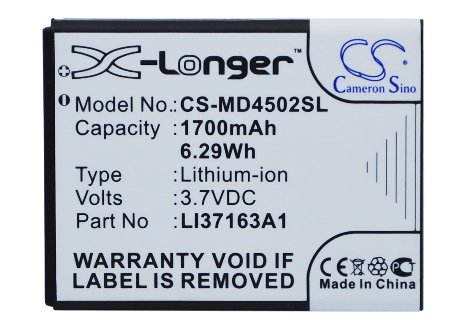 Replacement Battery for Medion Life E4502 - CS-MD4502SL-1.jpg