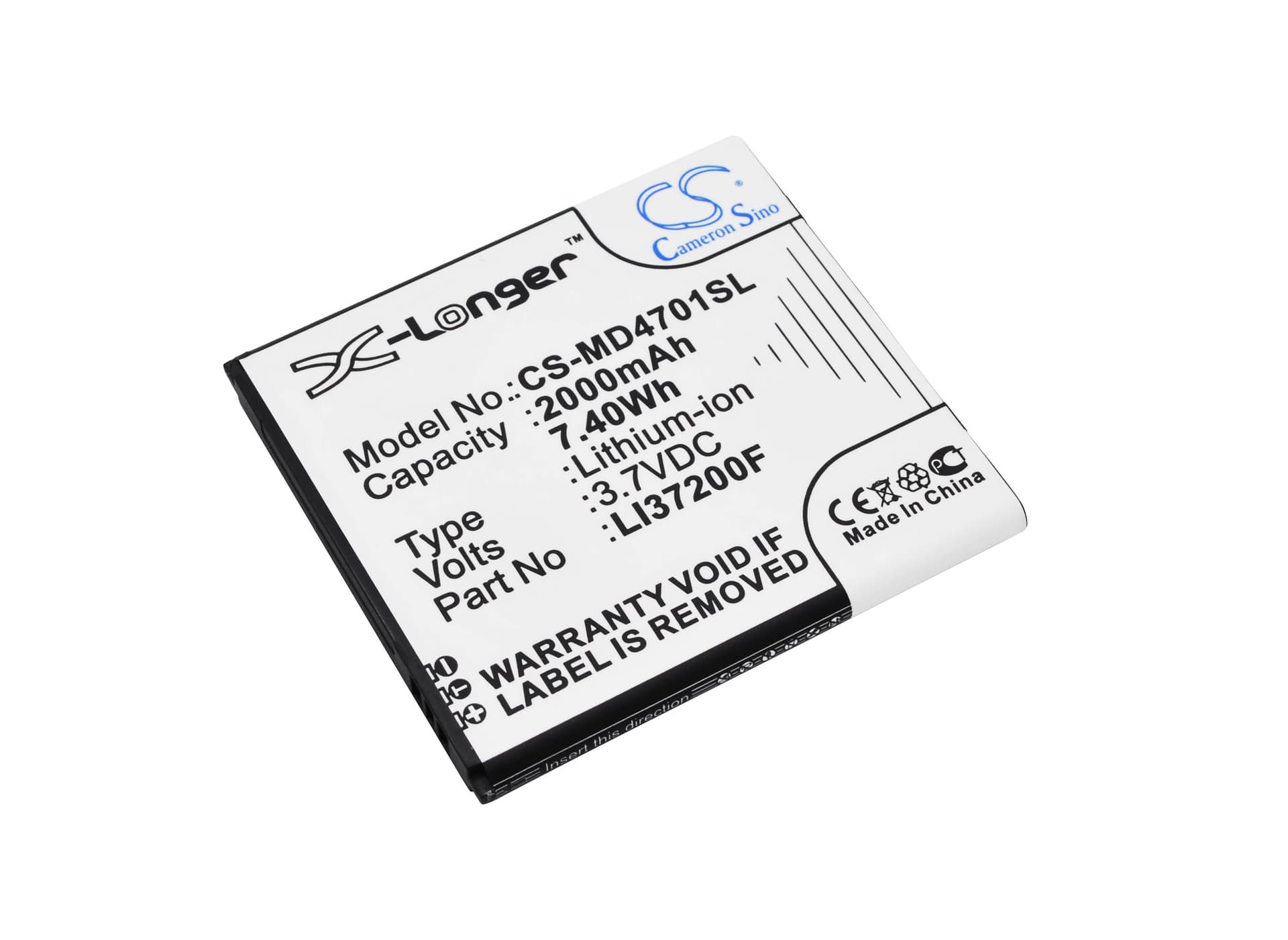 Replacement Battery for Medion Life X4701 - CS-MD4701SL-1.jpg