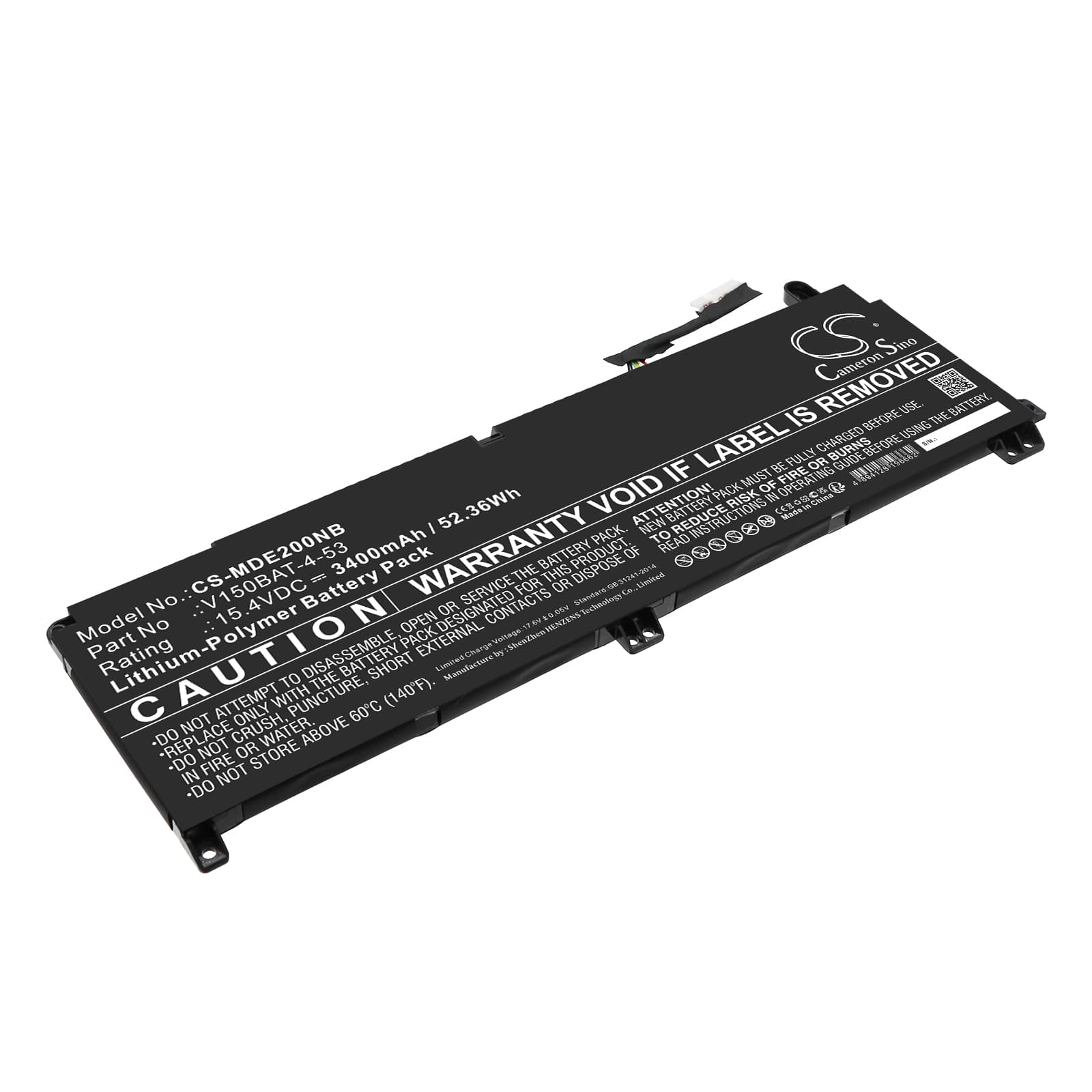 Replacement Battery for Hasee Z7-DA7NP - CS-MDE200NB-1.jpg