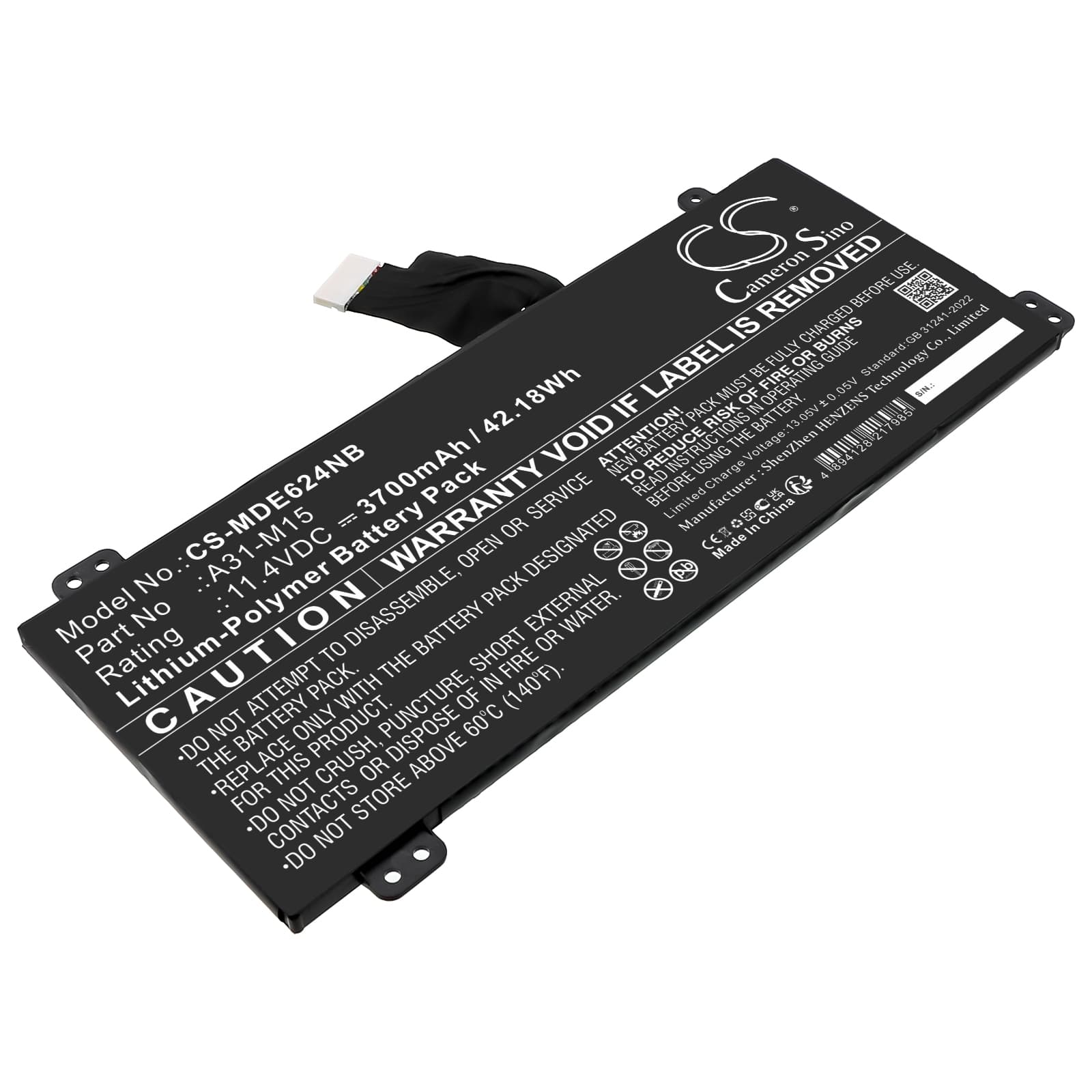 Replacement Battery for Medion Akoya E6245 - CS-MDE624NB-1.jpg