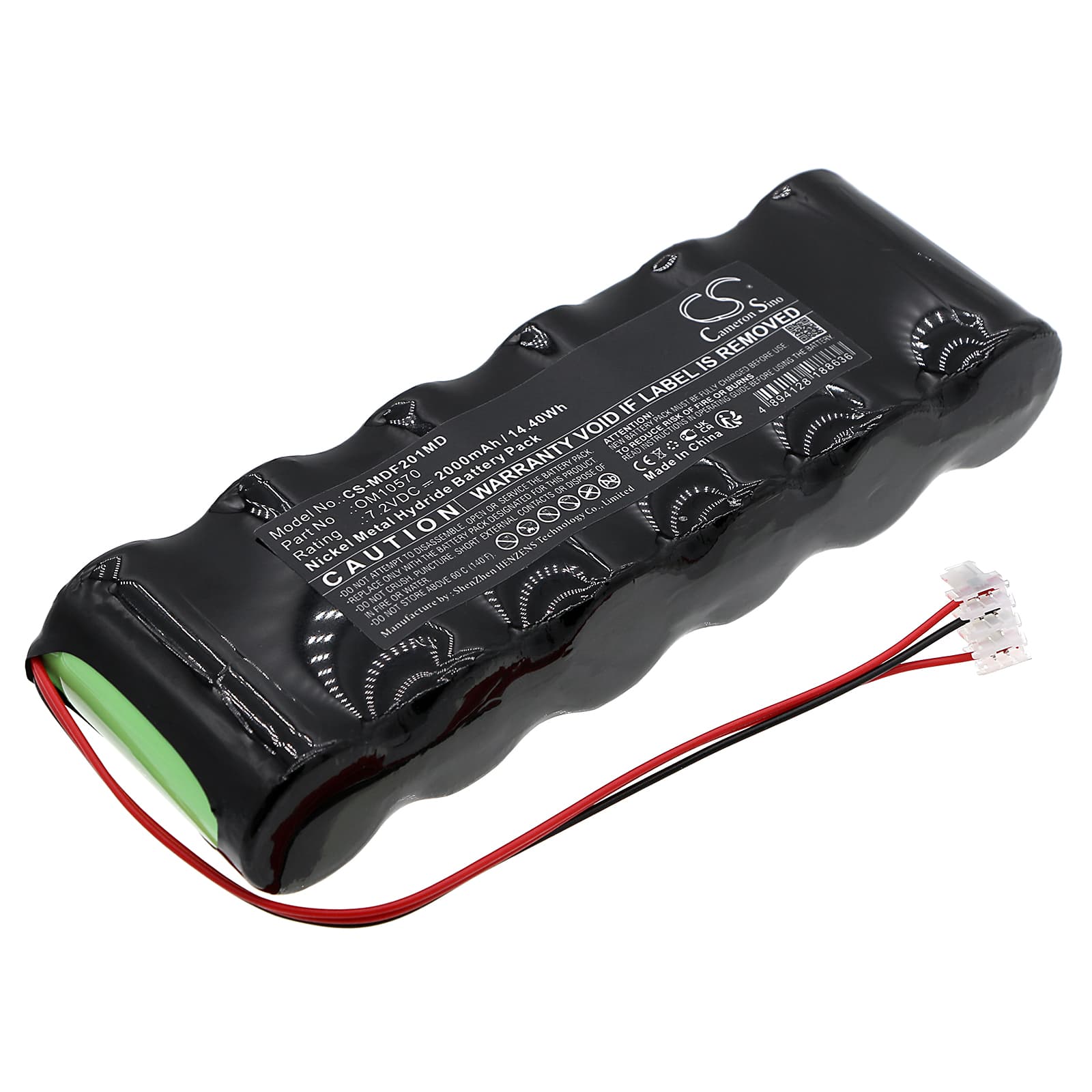 Replacement Battery for Medex 2001 Syringe Pump - CS-MDF201MD-1.jpg