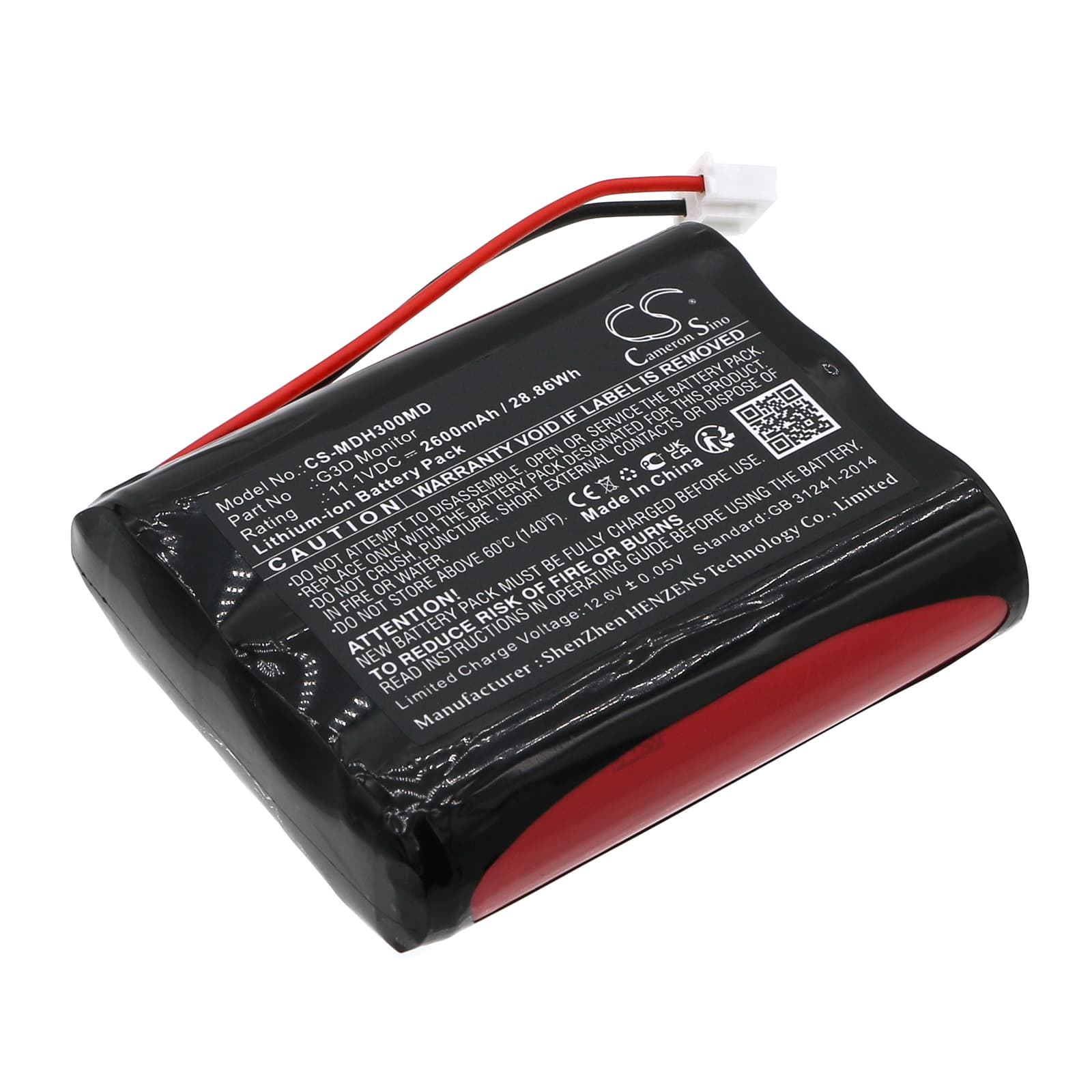 Replacement Battery for Meditech G3D Monitor - CS-MDH300MD-1.jpg