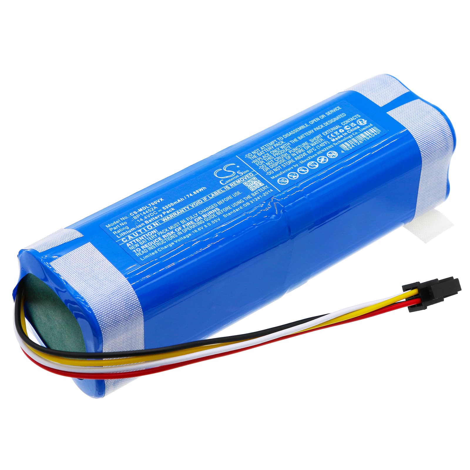 Replacement Battery for Eureka BP14452A - CS-MDL700VX-1.jpg