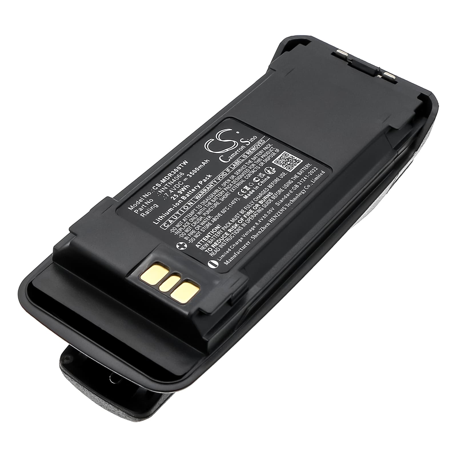 Replacement Battery for Motorola MotoTRBO DP3400