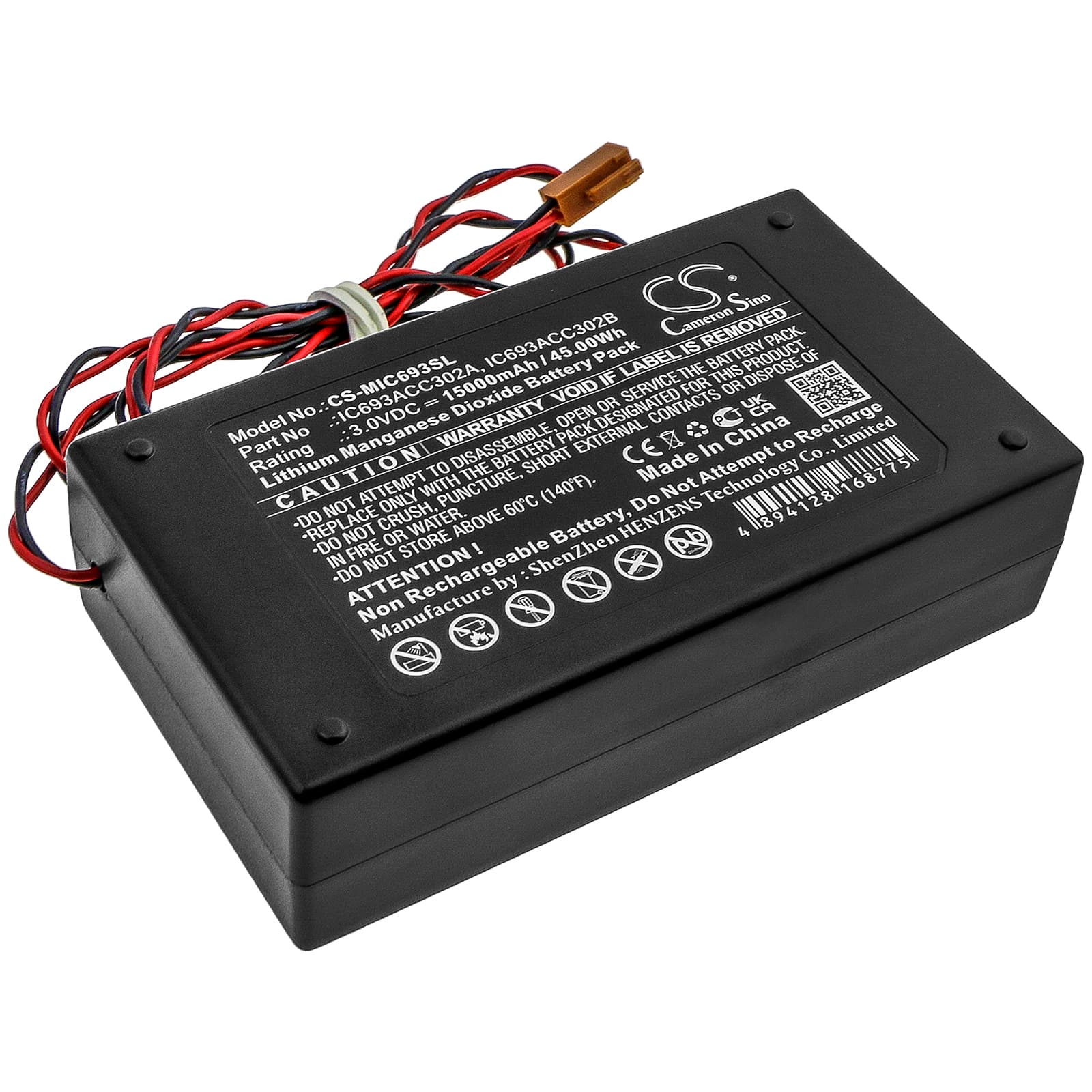 Replacement Battery for GE Fanuc IC693ACC302A - CS-MIC693SL-1.jpg