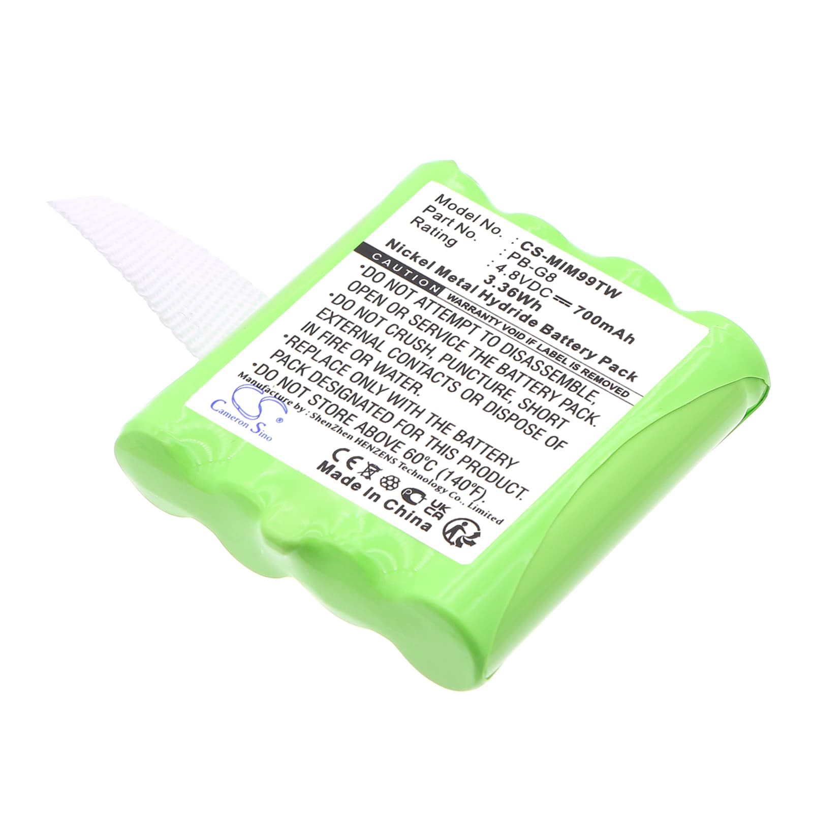 Replacement Battery for Alan 5006 - CS-MIM99TW-1.jpg
