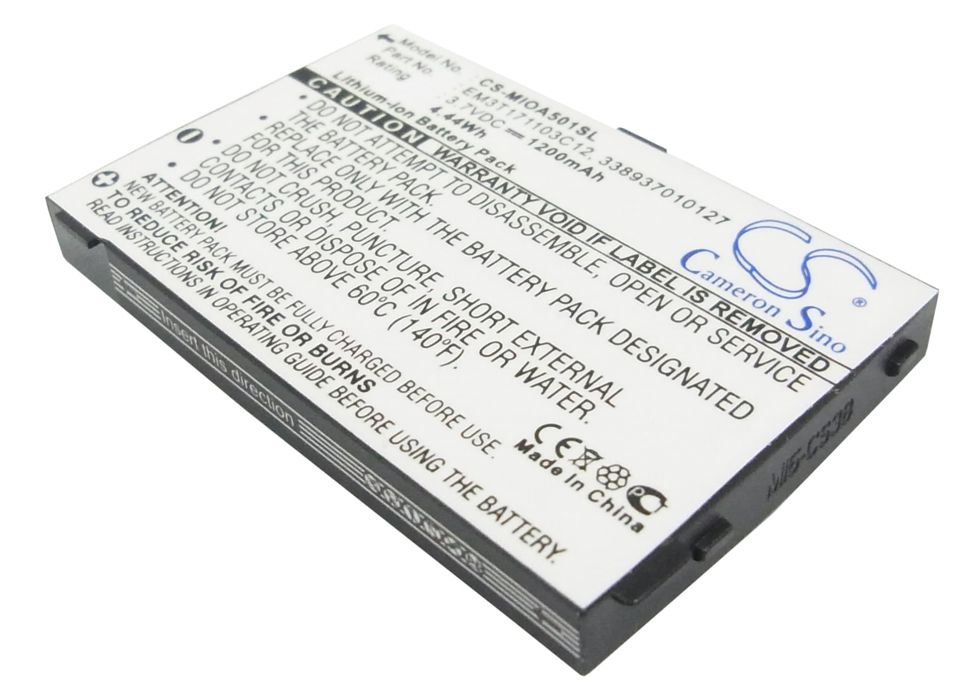 Replacement Battery for Mitac Mio A500 - CS-MIOA501SL-1.jpg