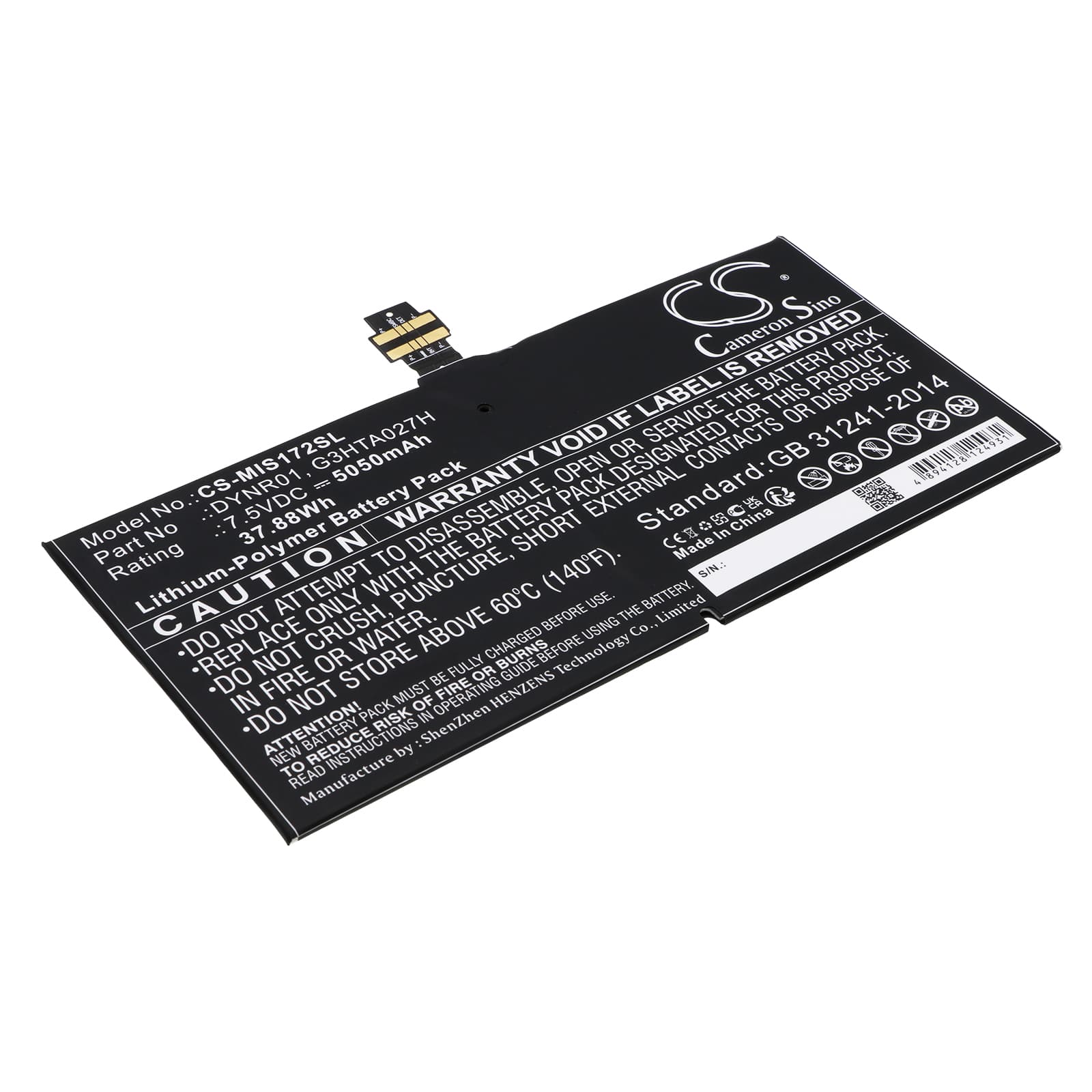 Replacement Battery for Microsoft Surface 4