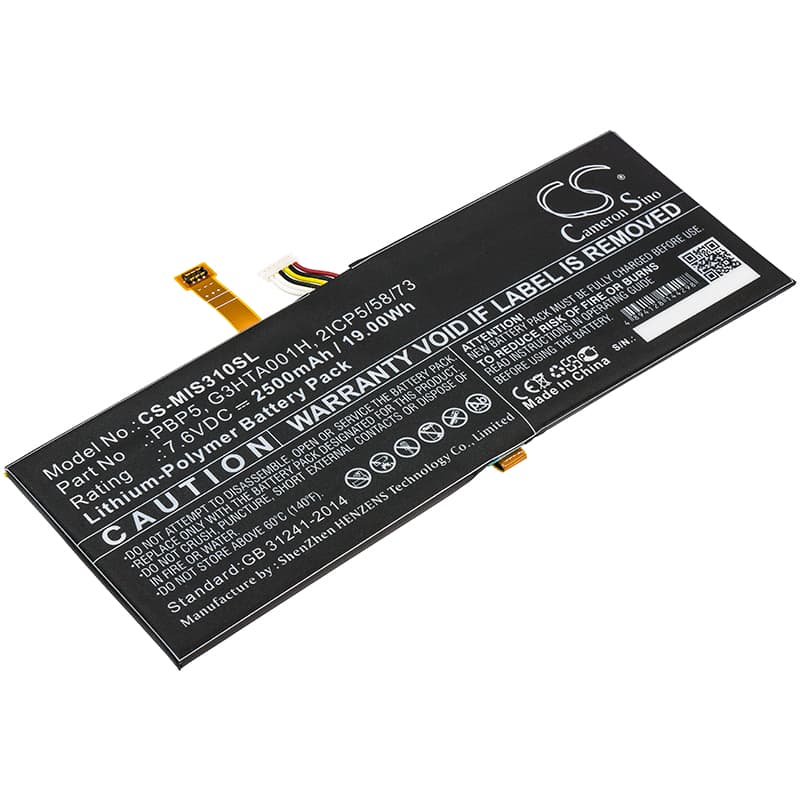 Replacement Battery for Microsoft SurfaceBook with Performance base