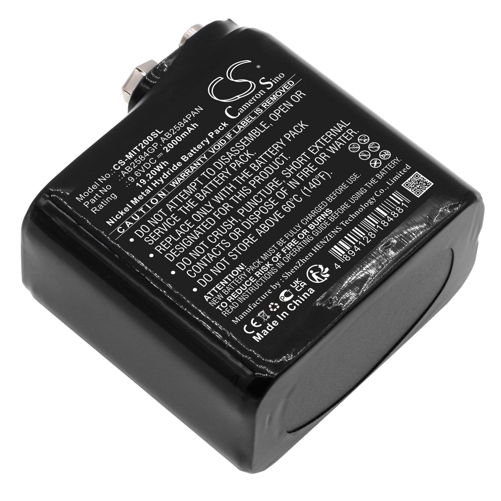 Replacement Battery for Megger TDR2000-C - CS-MIT200SL-1.jpg