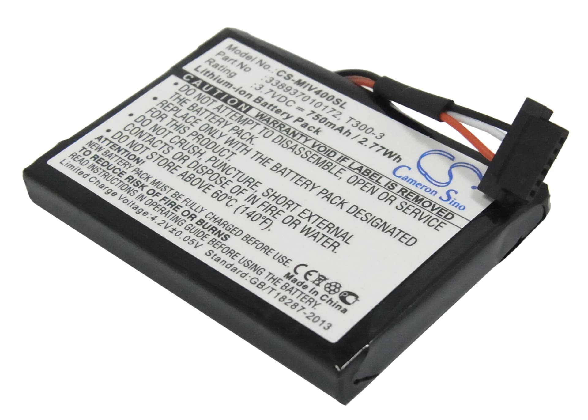 Replacement Battery for Mitac Mio Moov 400 - CS-MIV400SL-1.jpg