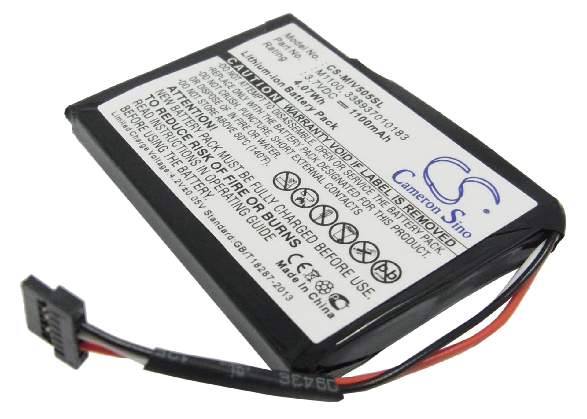 Replacement Battery for Mitac Mio Spirit V505 TV - CS-MIV505SL-1.jpg
