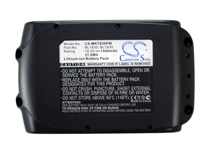 Replacement Battery for Makita BCL180F