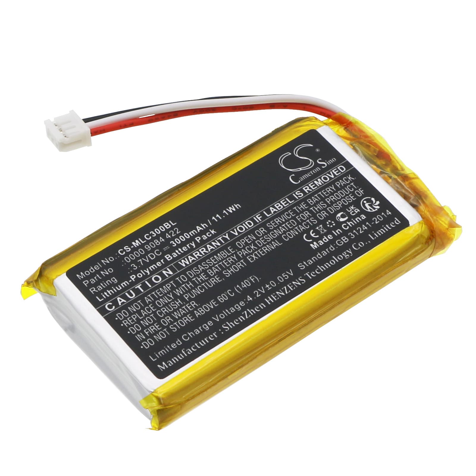 Replacement Battery for Meiller isar-control 3 - CS-MLC300BL-1.jpg