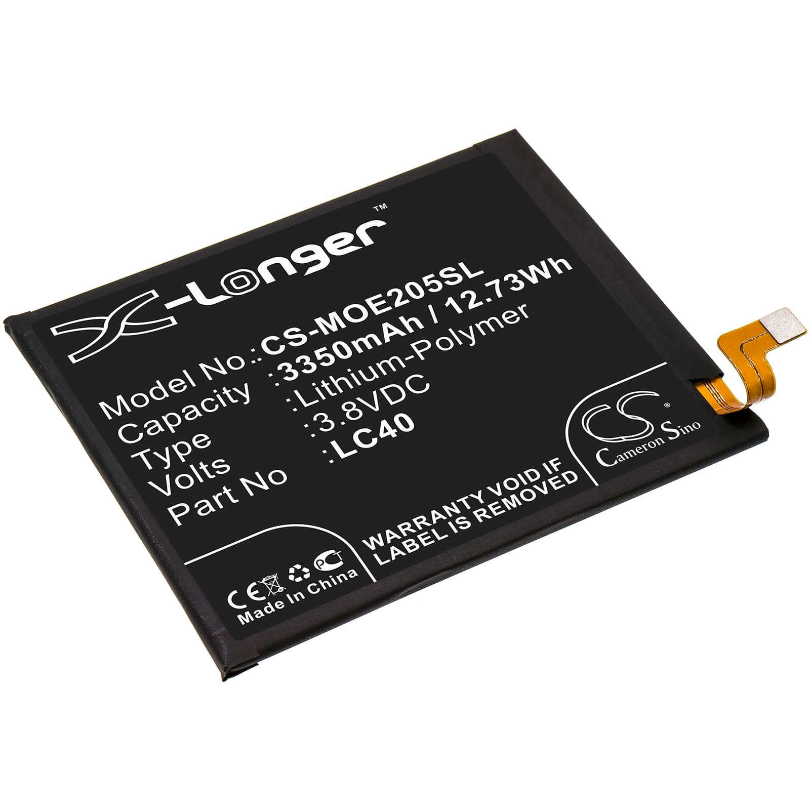Replacement Battery for Motorola Moto E7 - CS-MOE205SL-1.jpg