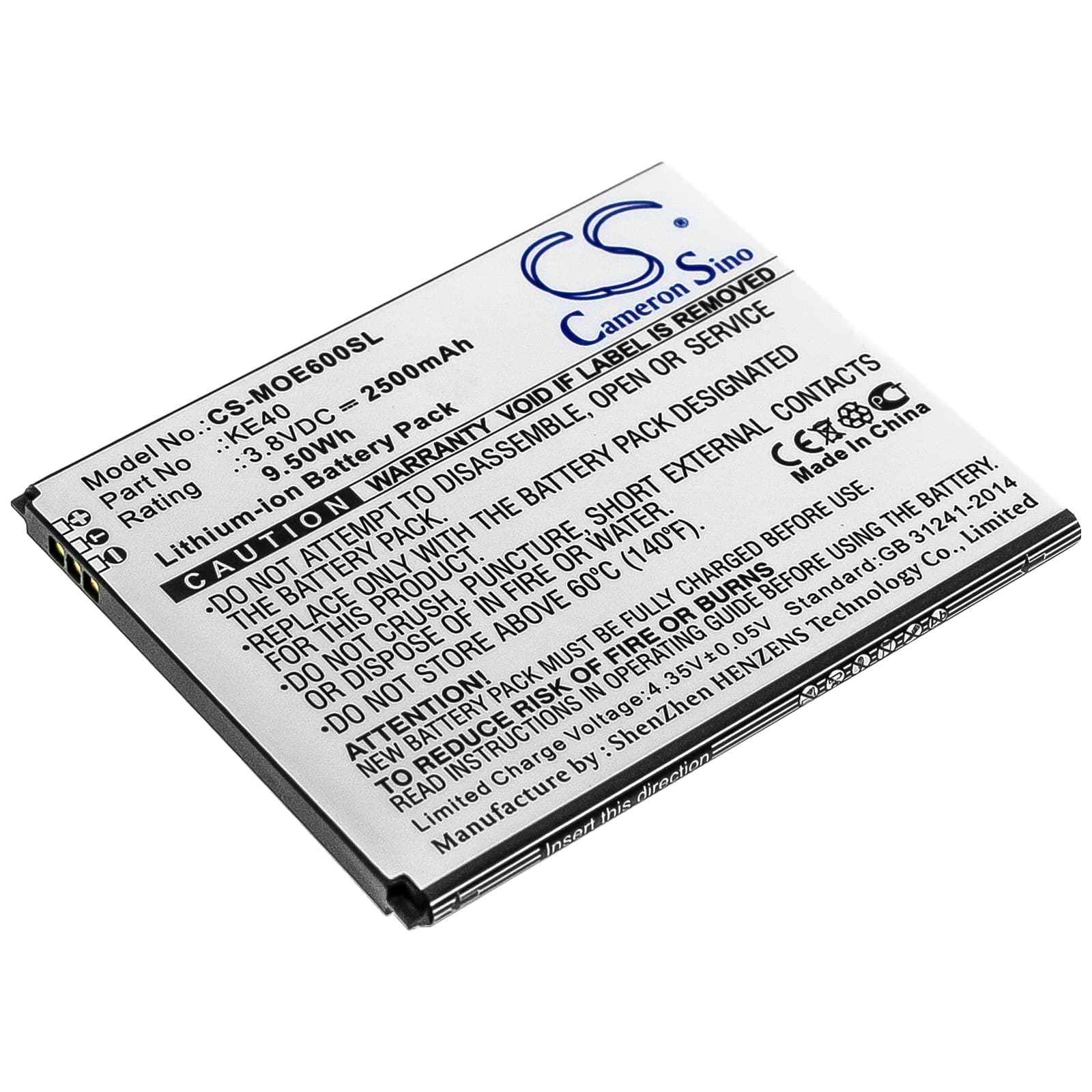 Replacement Battery for Motorola Moto E6 - CS-MOE600SL-1.jpg