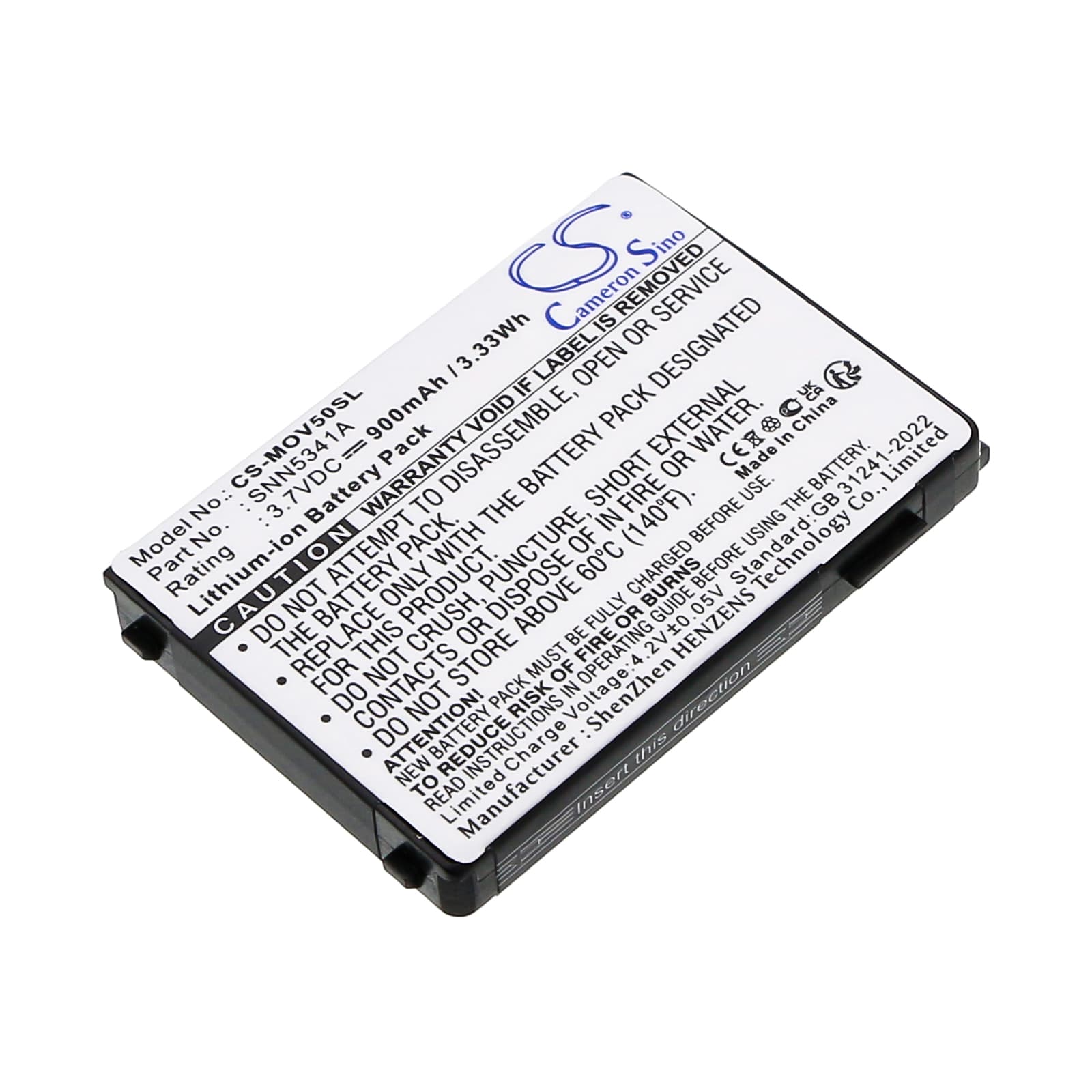 Replacement Battery for Motorola V2188 - CS-MOV50SL-1.jpg