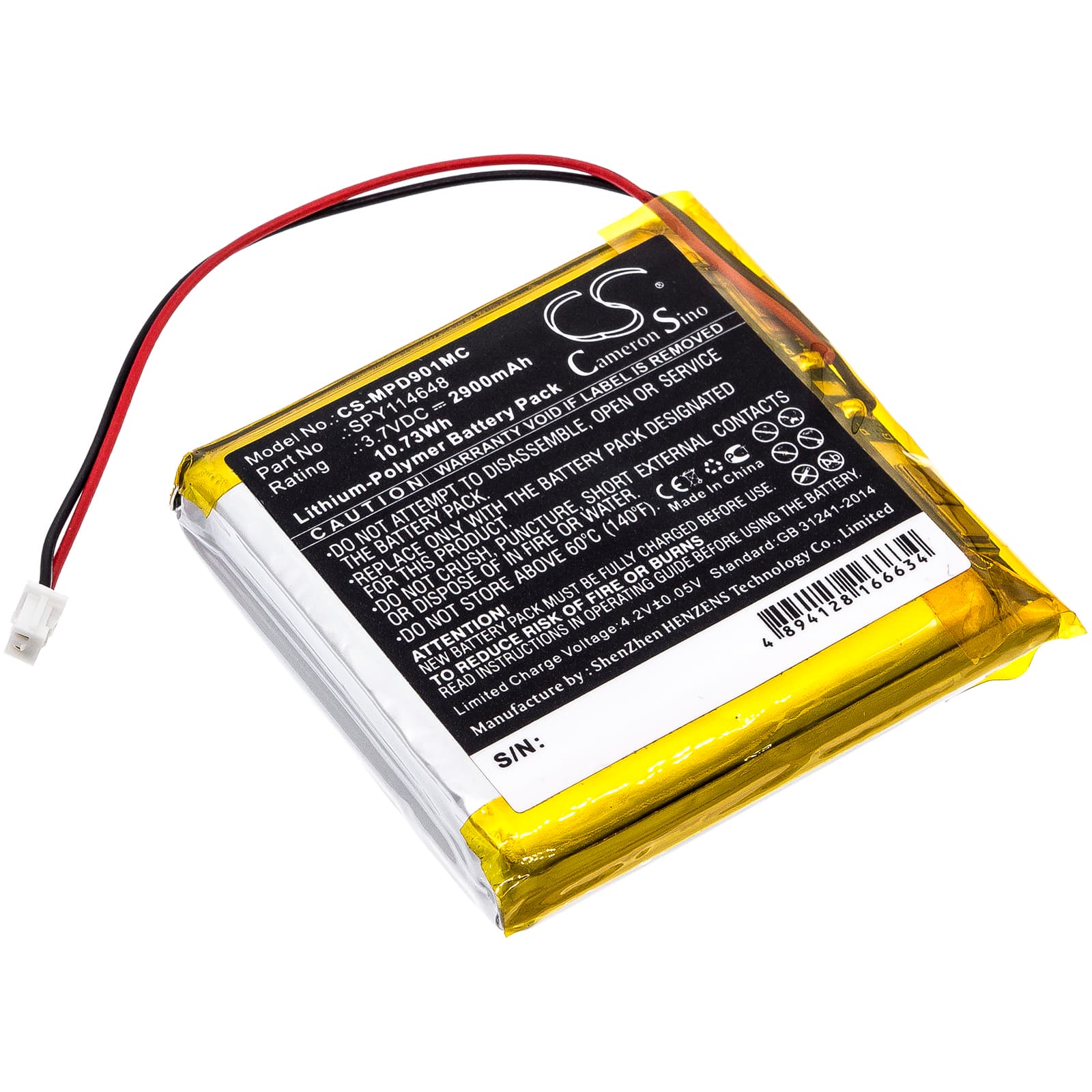 Replacement Battery for Marantz PMD-901V - CS-MPD901MC-1.jpg