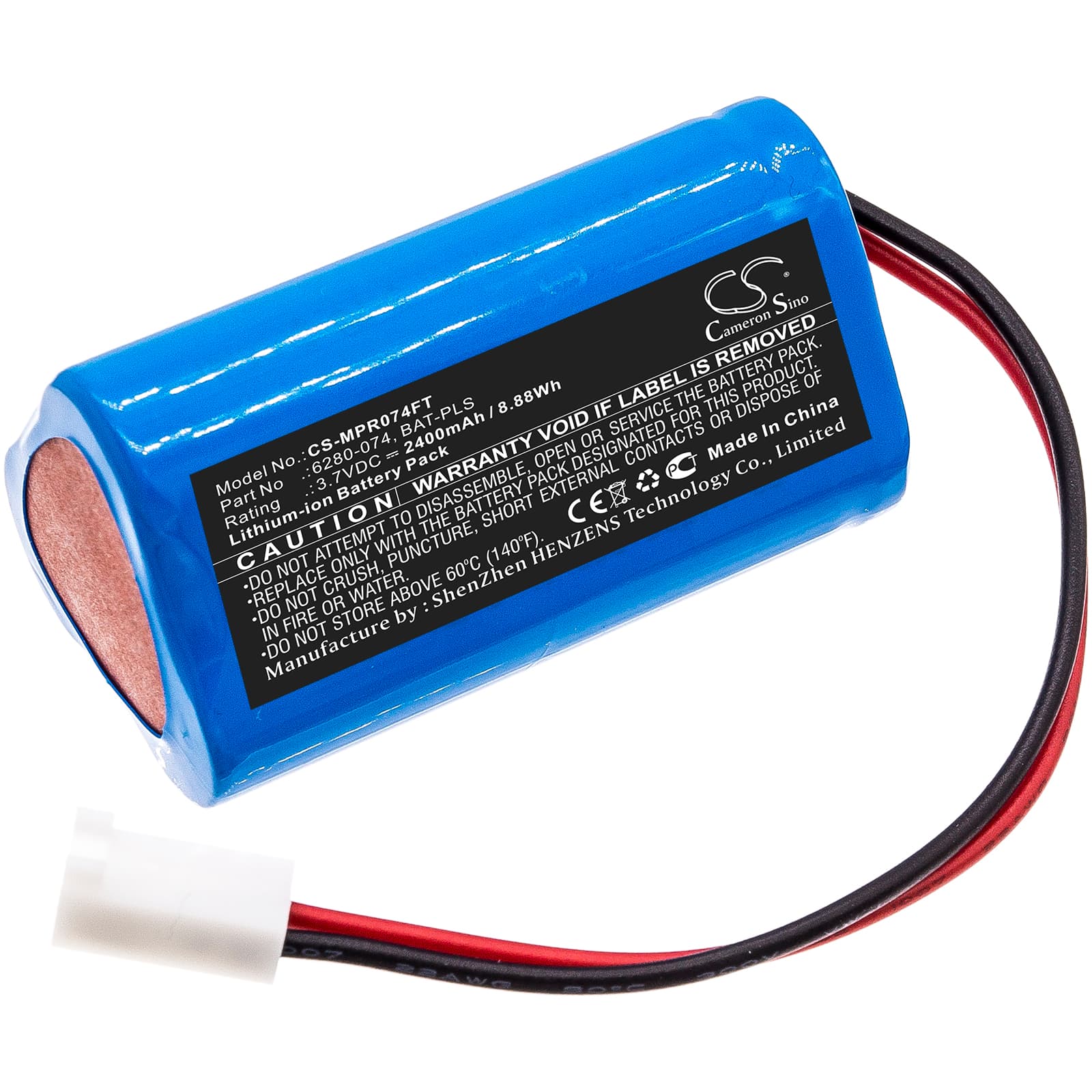 Replacement Battery for Monarch Pocket LED Stroboscope - CS-MPR074FT-1.jpg
