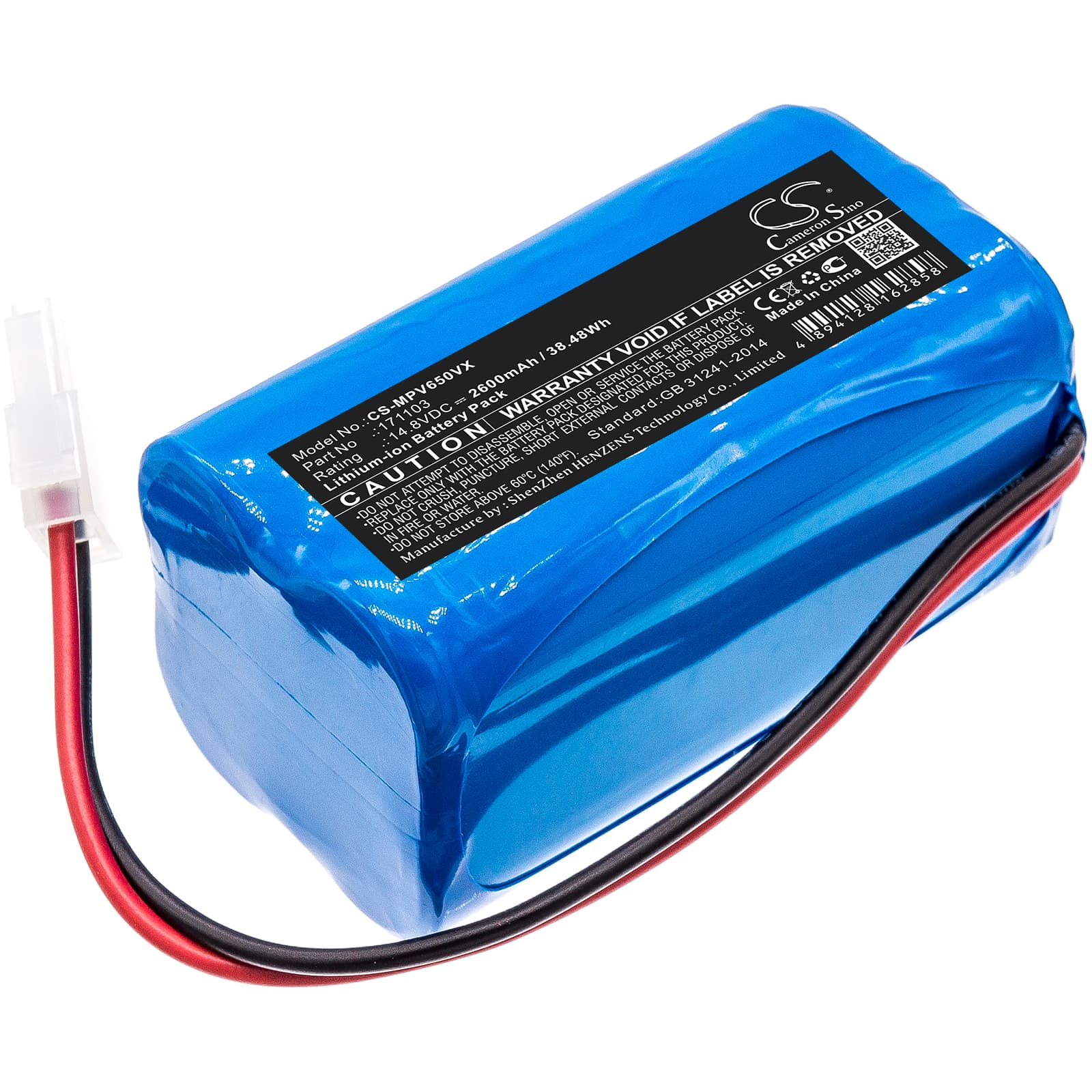 Replacement Battery for Mamibot PreVac 650 - CS-MPV650VX-1.jpg