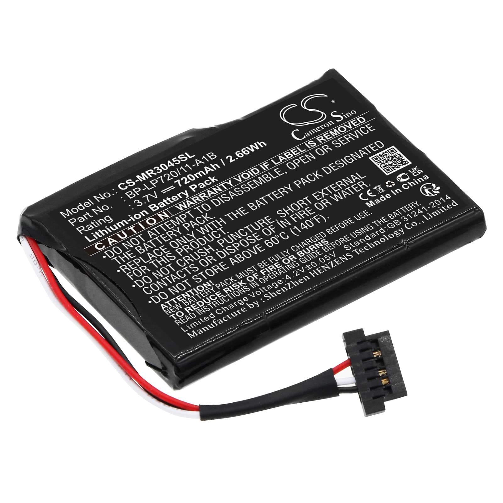 Replacement Battery for Magellan RoadMate 3045 - CS-MR3045SL-1.jpg