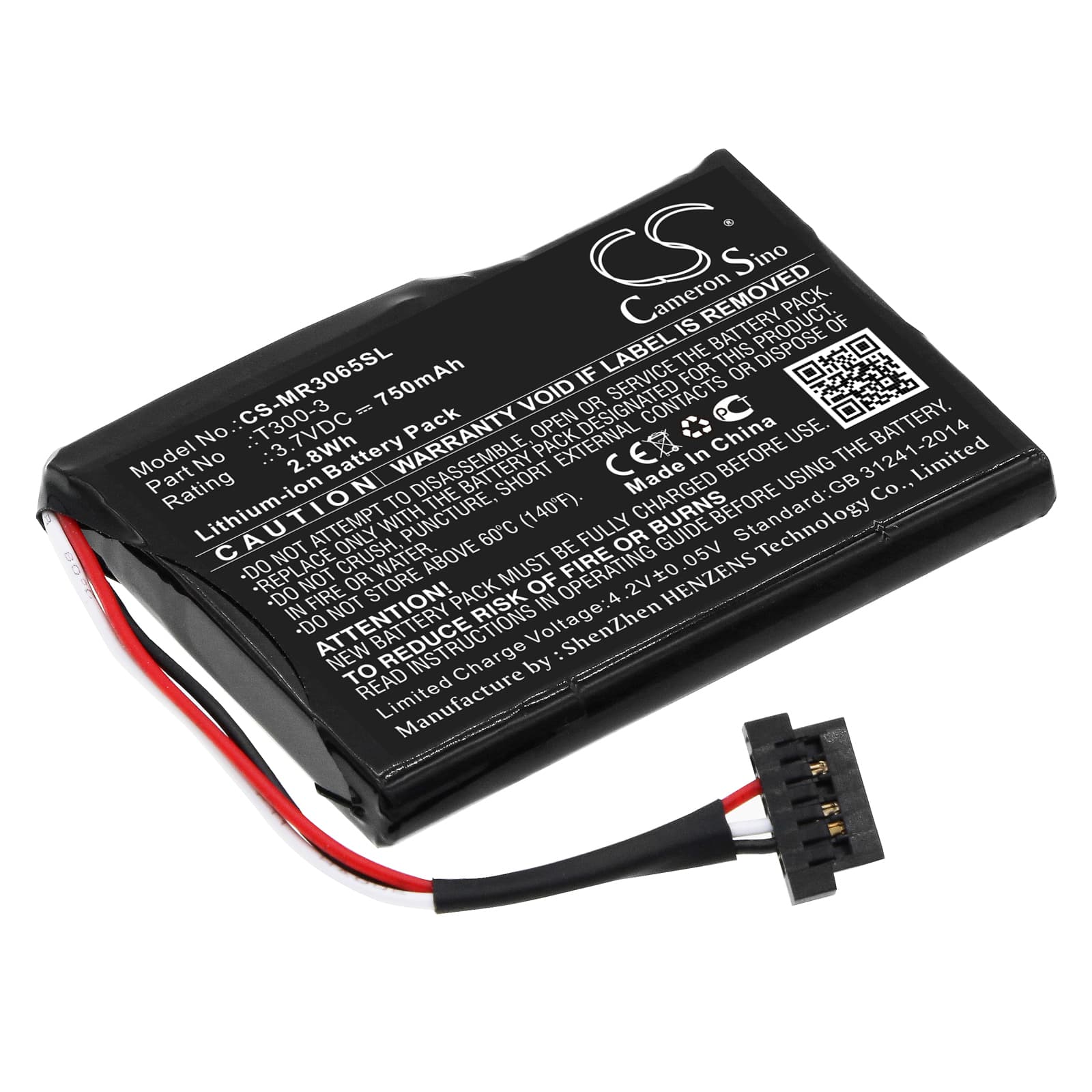 Replacement Battery for Magellan RoadMate 3065 - CS-MR3065SL-1.jpg